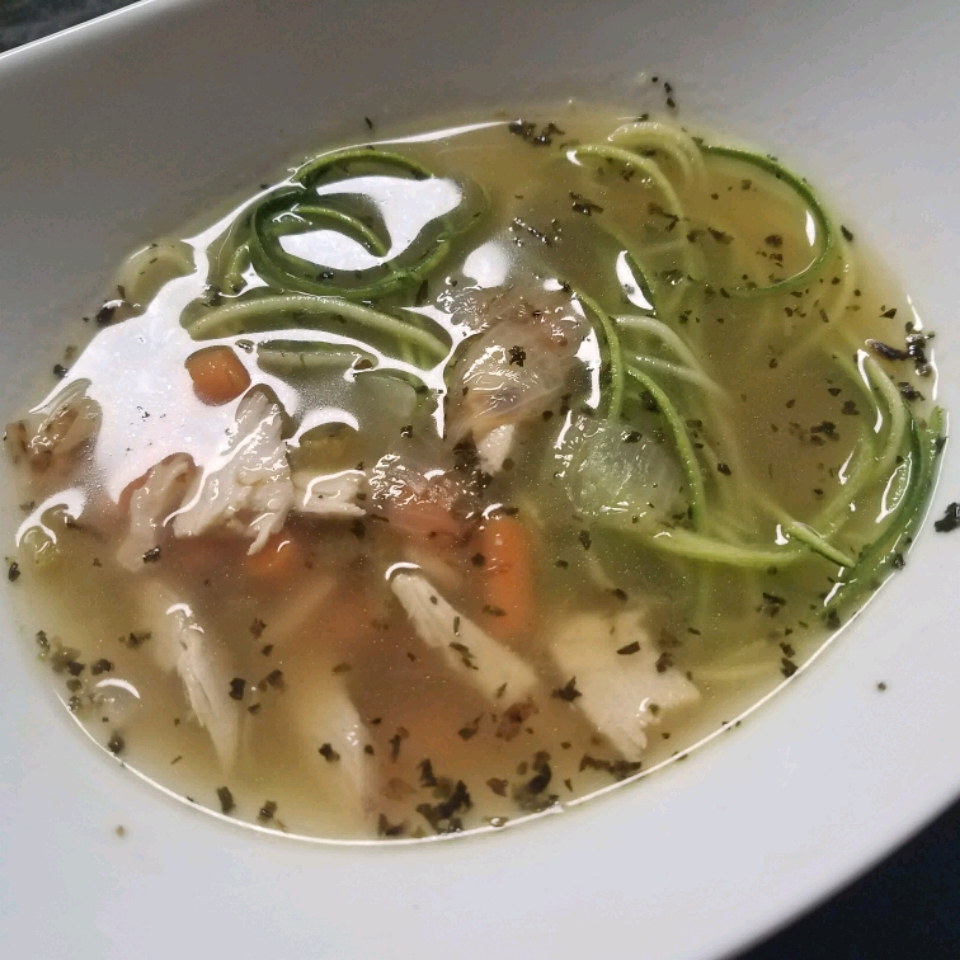 Chicken Zoodle Soup 