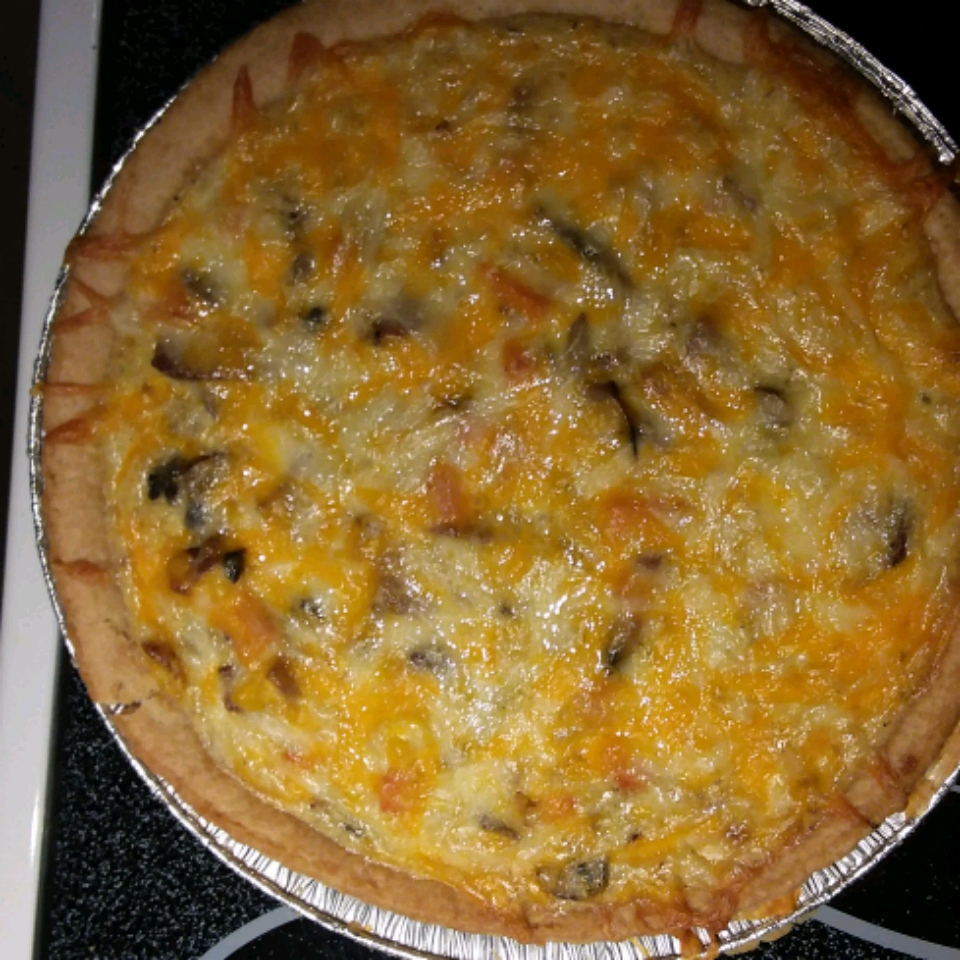 Quiche with Leeks, Mushrooms and Sweet Potatoes 