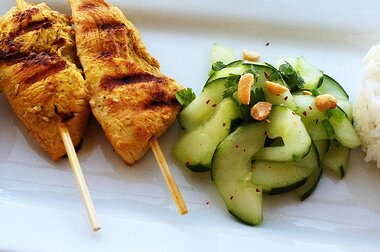 Chicken Satay Recipe Allrecipes,Greek Club Sandwich