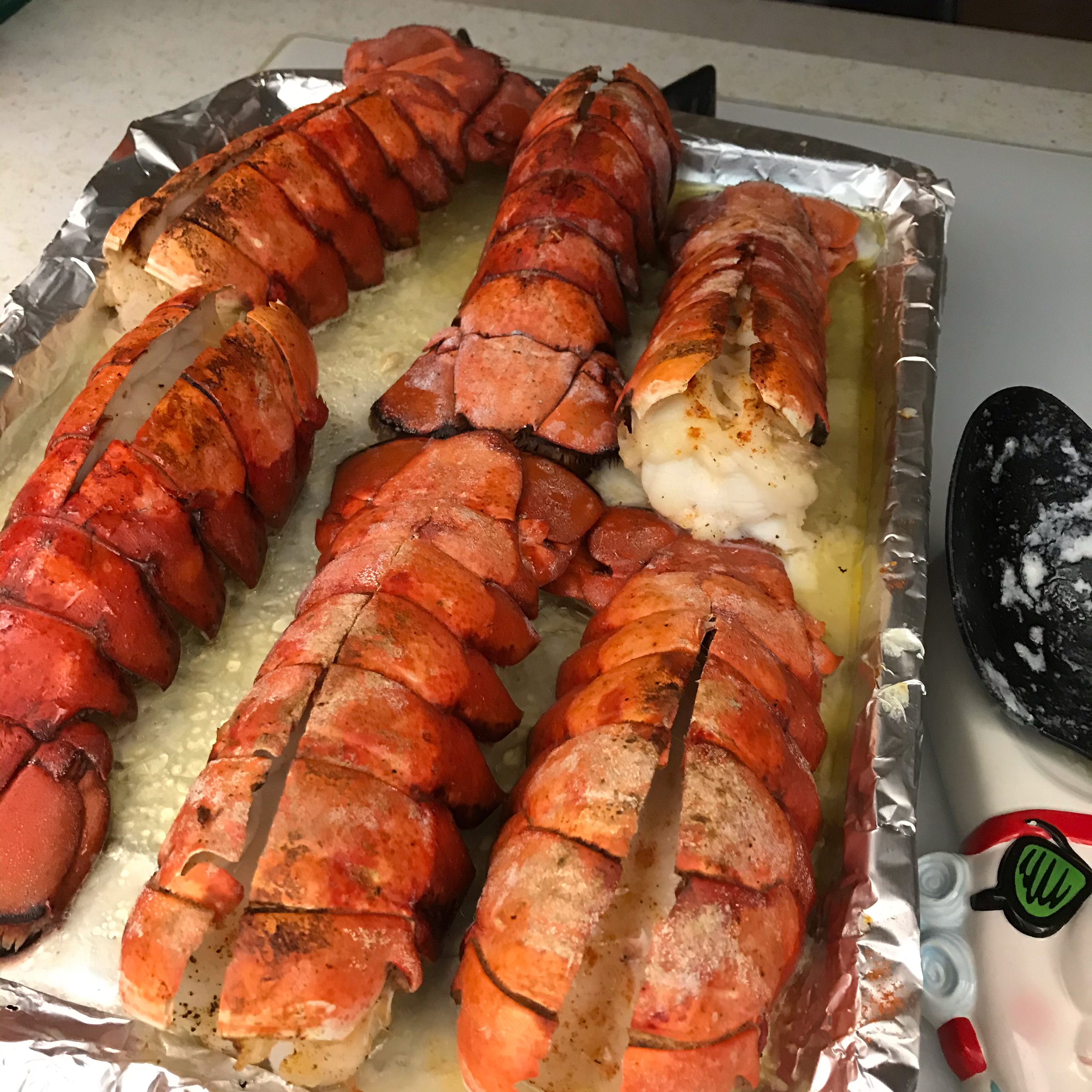 Broiled Lobster Tails 