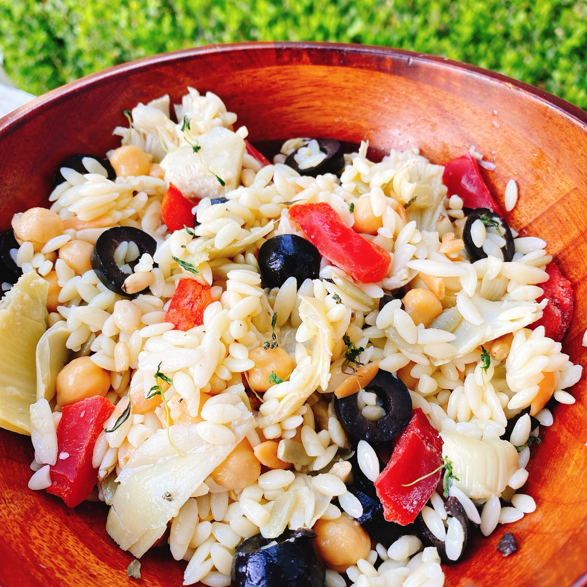 Easy Mediterranean Orzo Salad