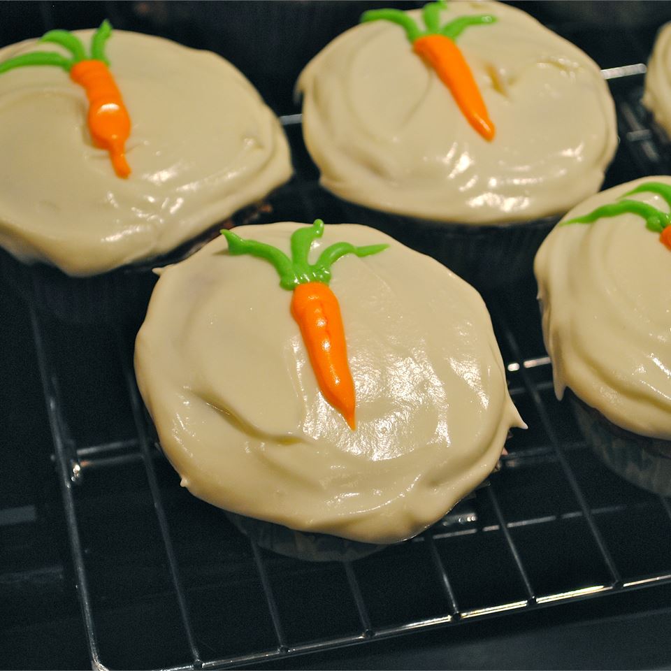 Carrot Pineapple Cupcakes