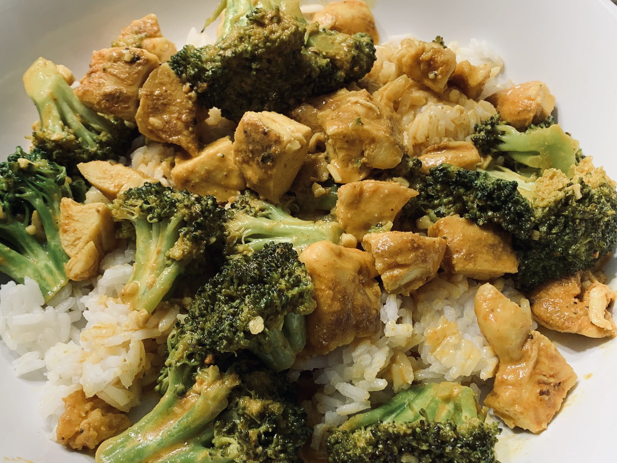 Chicken and Broccoli Curry 