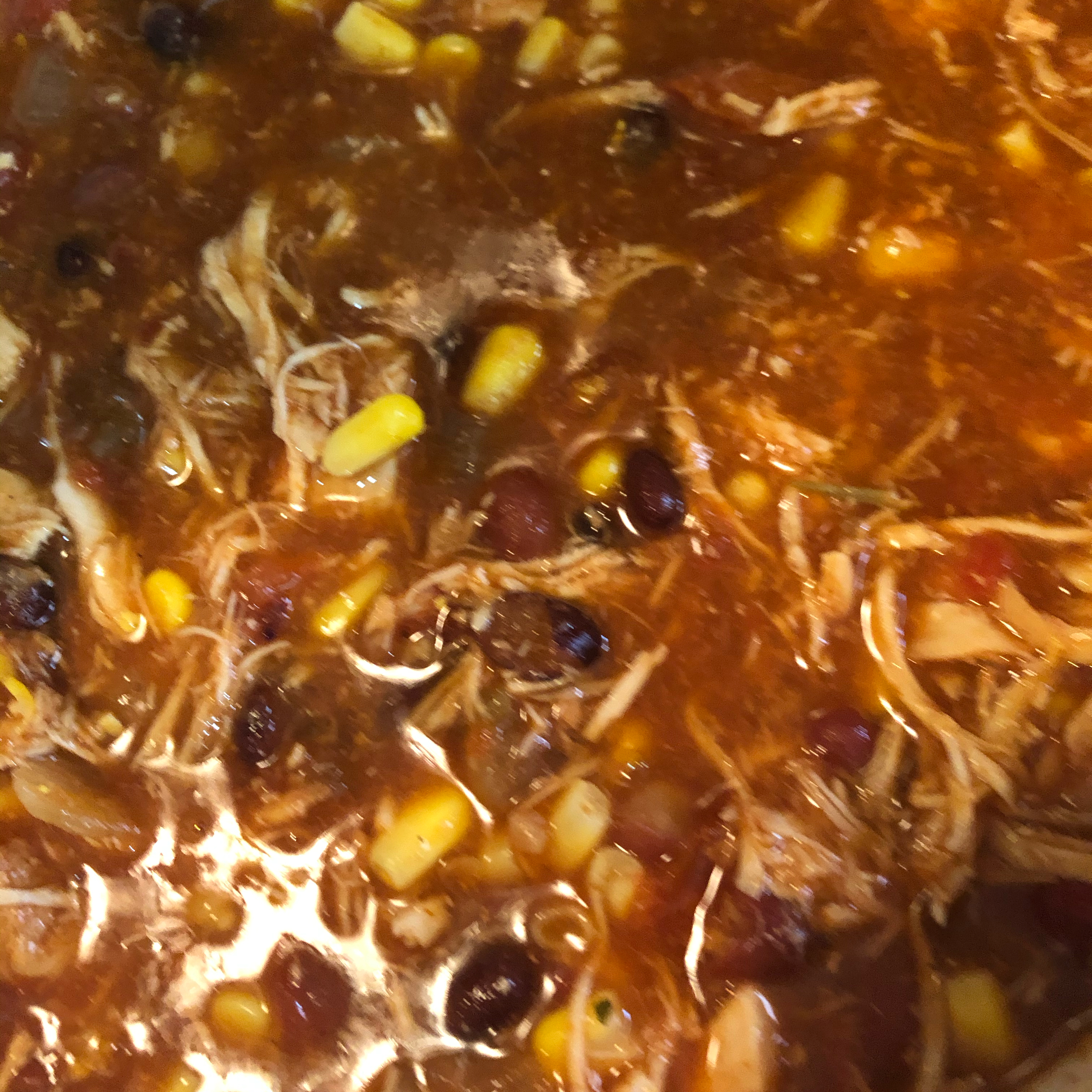 Slow Cooker Chicken Taco Soup 