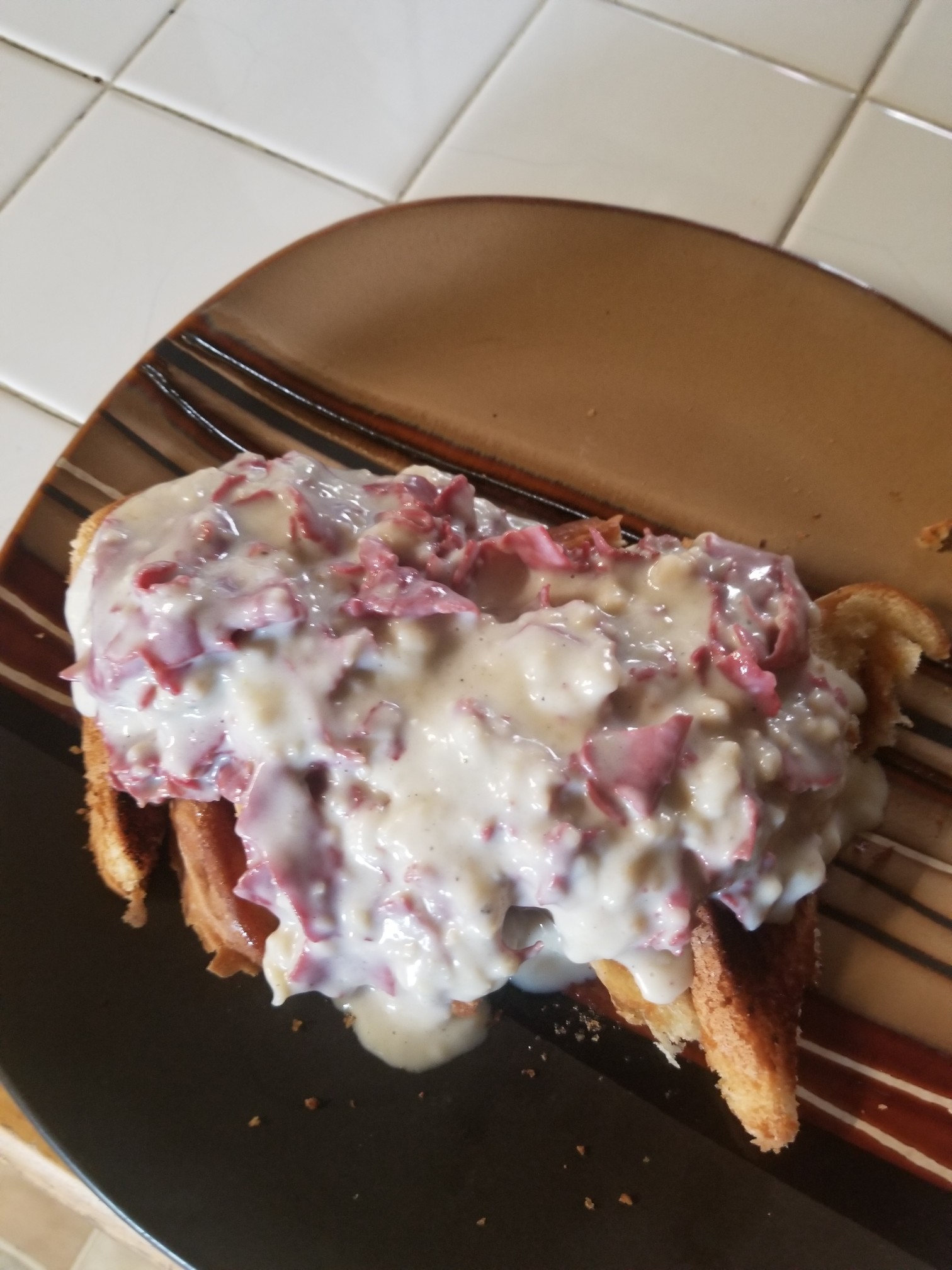 Mom's Easy Creamed Chipped Beef on Toast Andy Hansen