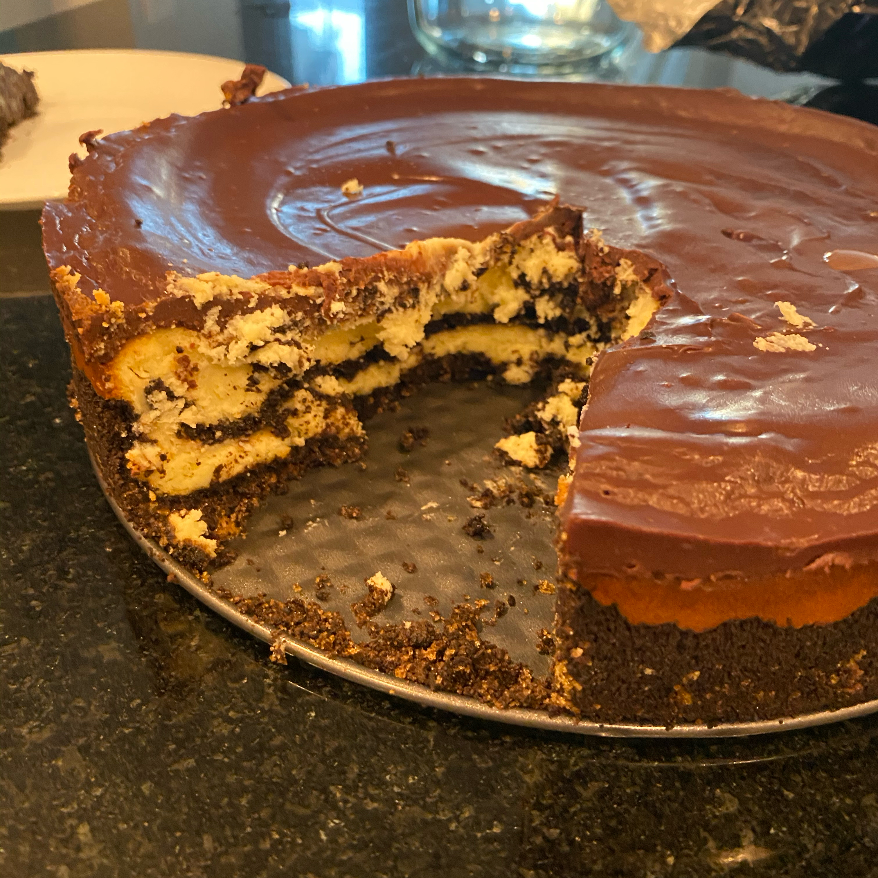 Chocolate Cookie Cheesecake 