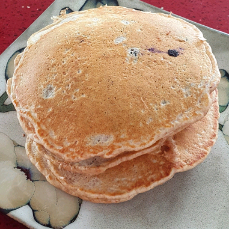 Whole Wheat Blueberry Pancakes JD CM