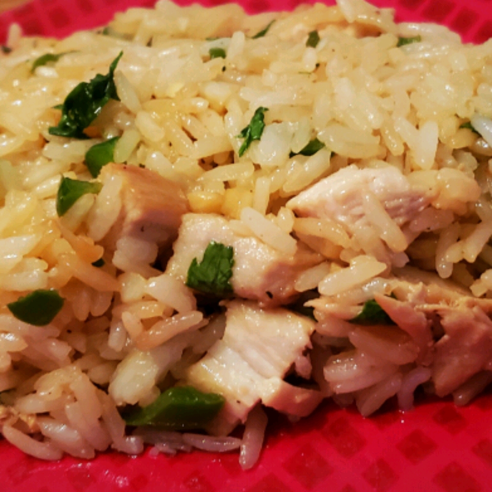 Fried Rice with Cilantro 