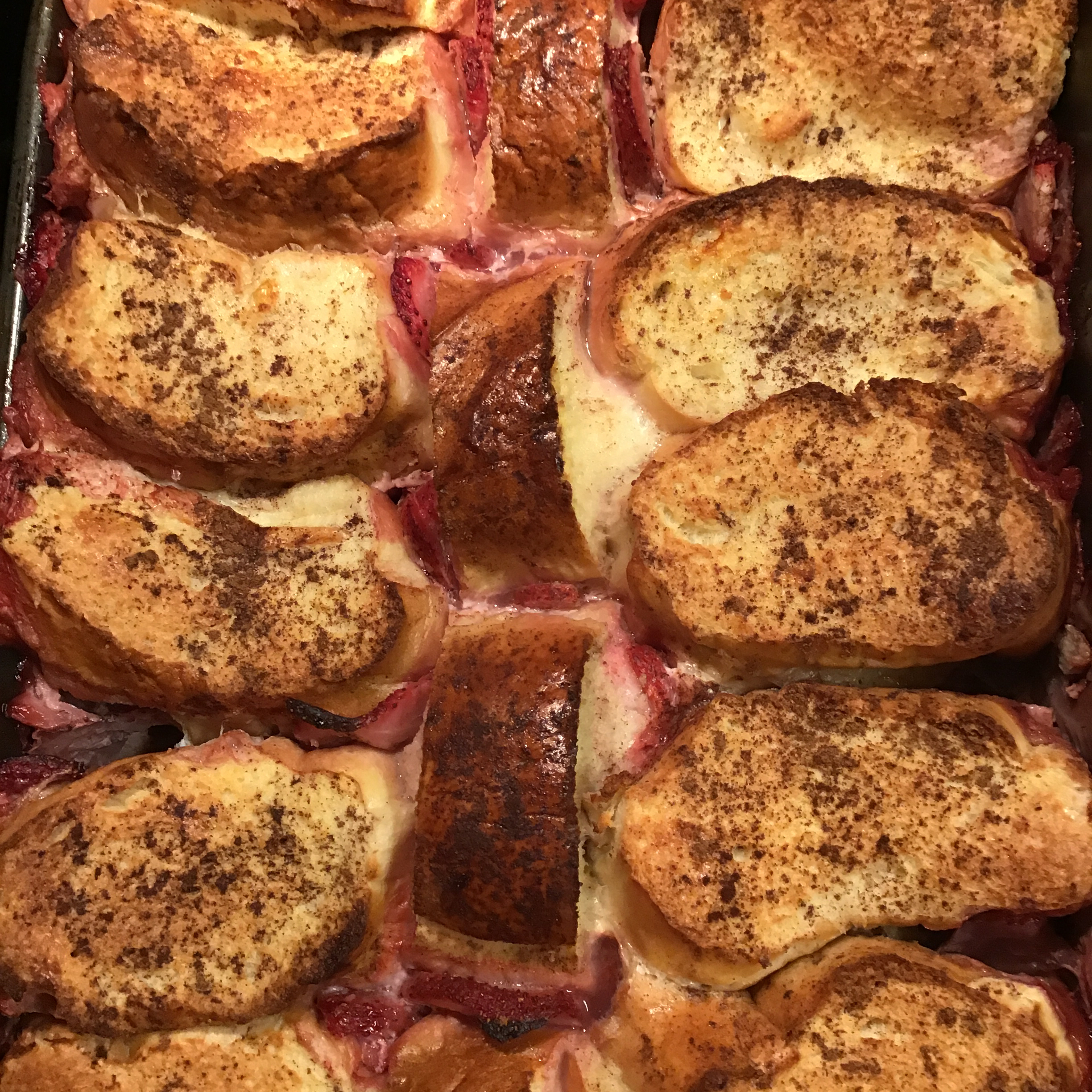 Baked Strawberry French Toast 