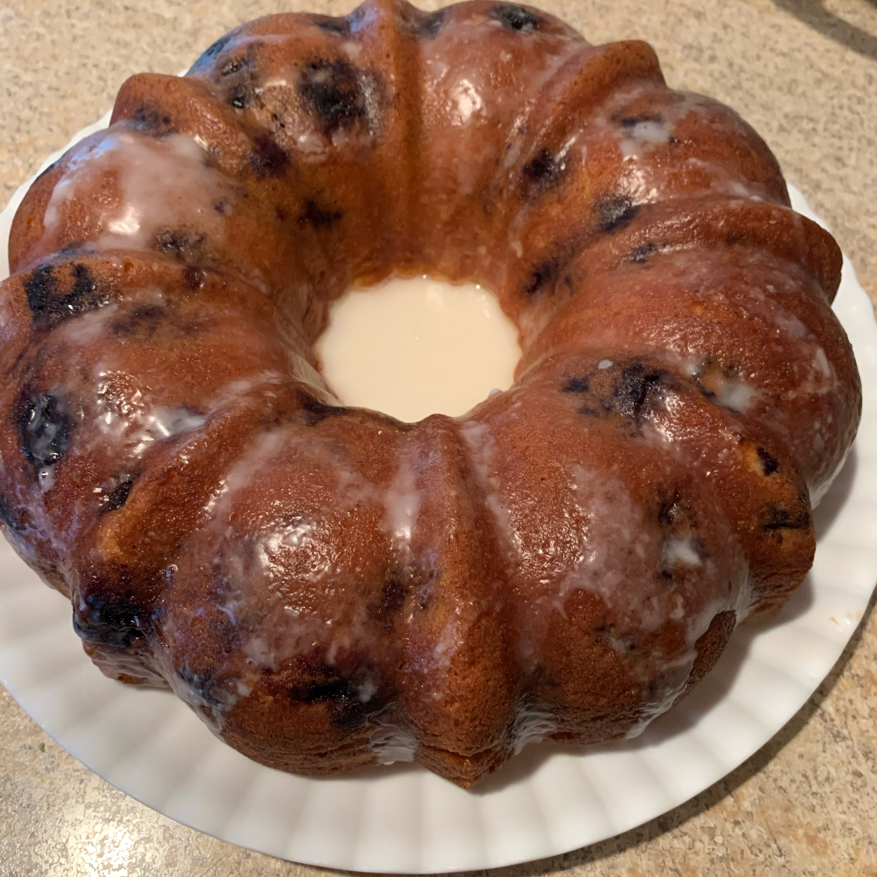 Easy Lemon-Blueberry Bundt&reg; Cake 
