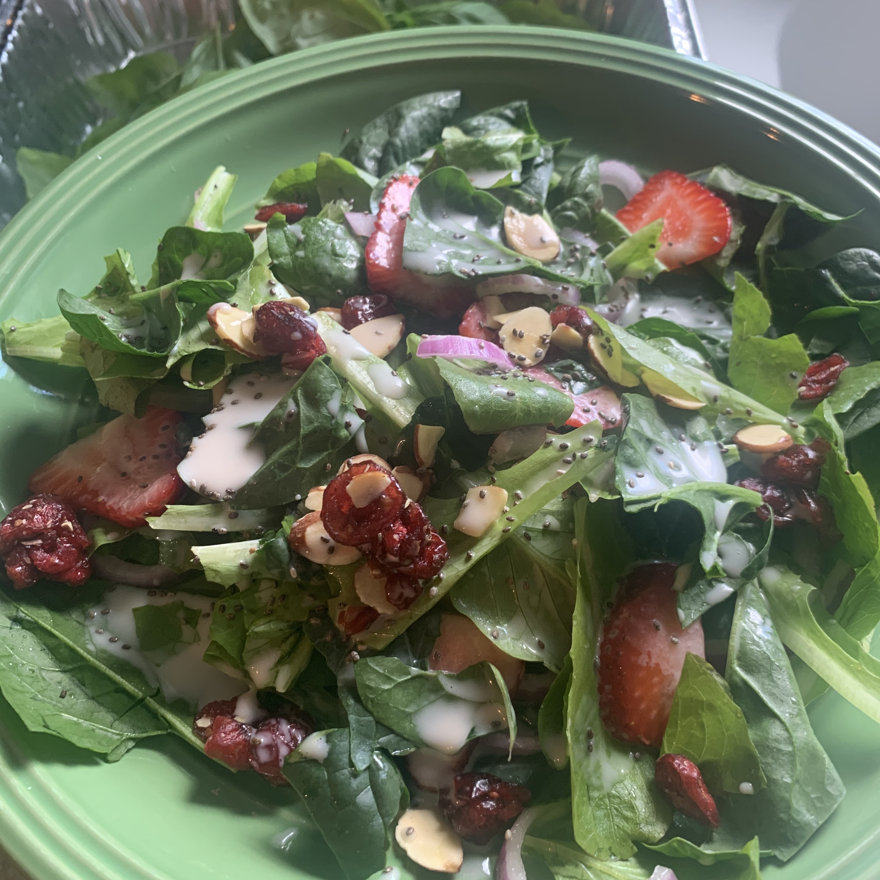 Strawberry Romaine Salad I Tonya O'Neal