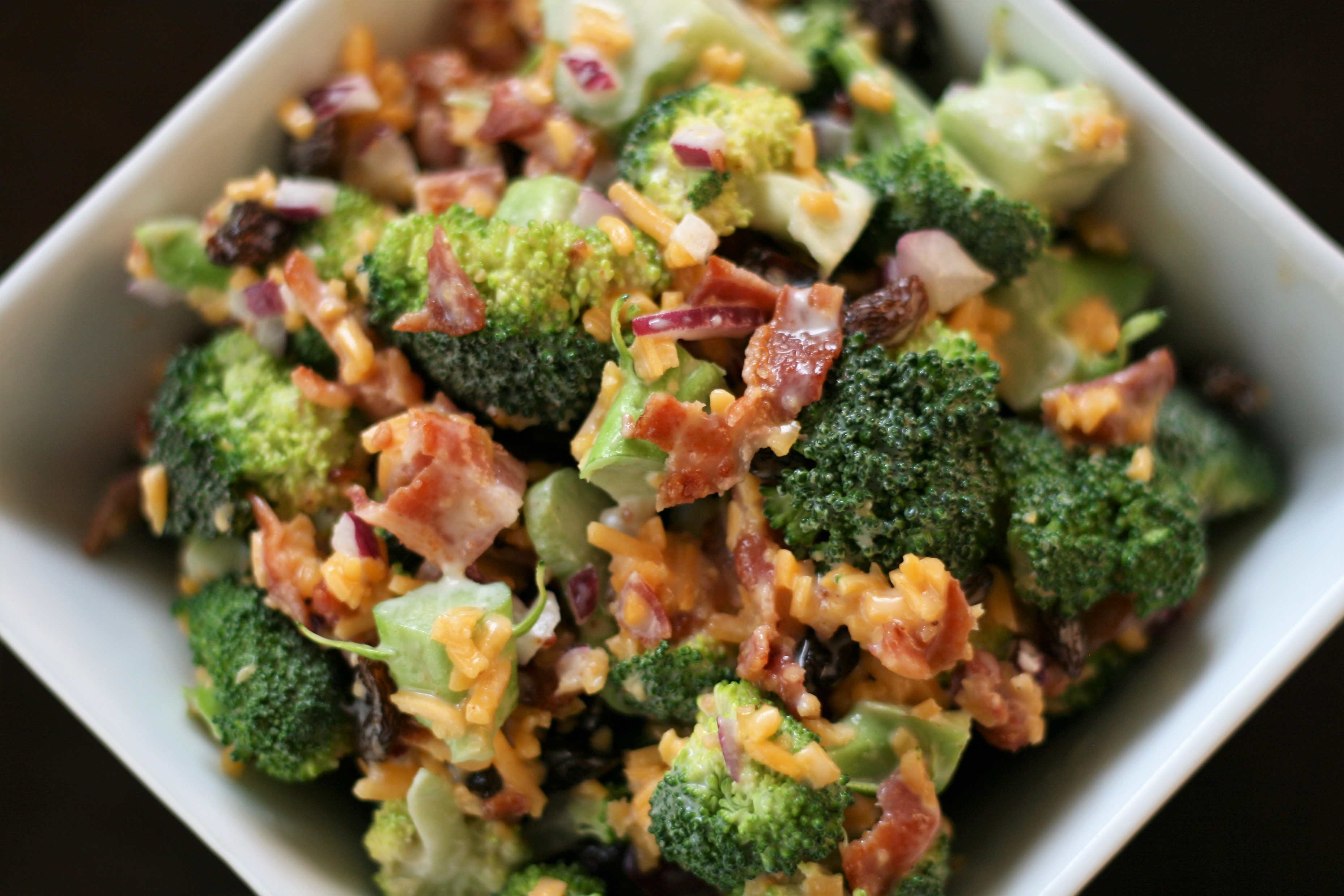 Martie's Broccoli Salad with Bacon and Cheese