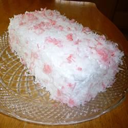 Coconut Cake with Pineapple Filling Sandi R