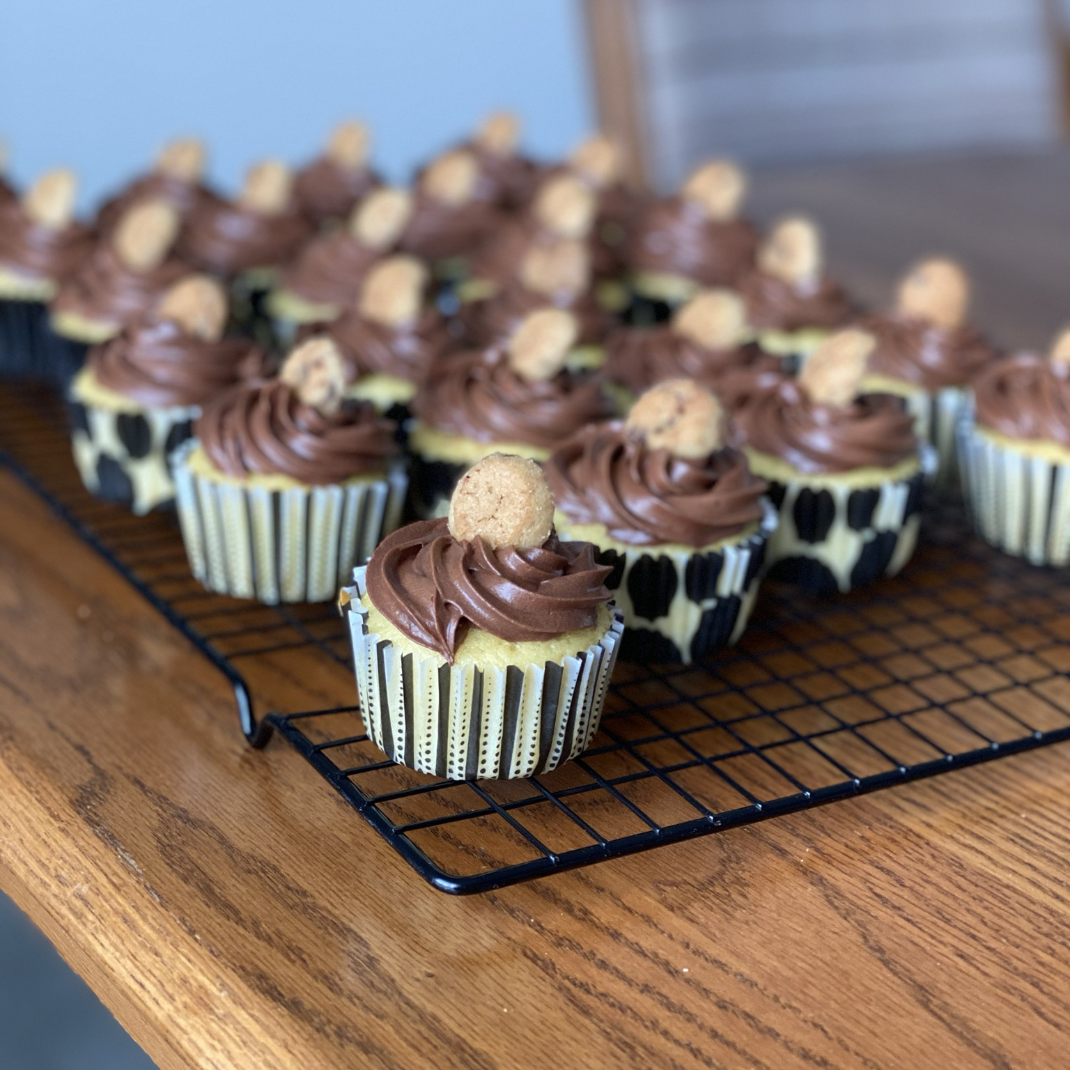 Chocolate Chip Cookie Dough + Cupcake = The BEST Cupcake. Ever. 