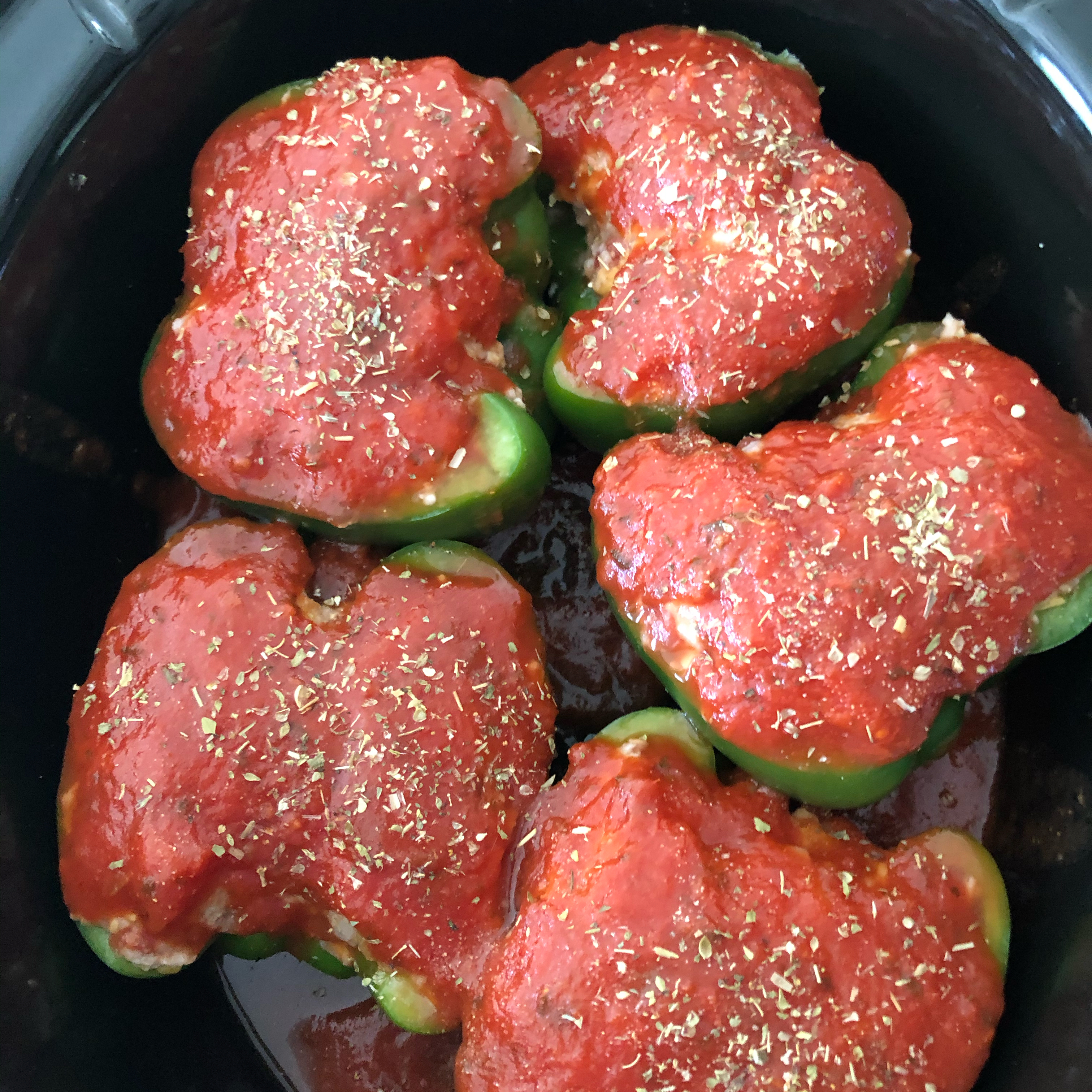 Slow Cooker Stuffed Peppers Samantha R