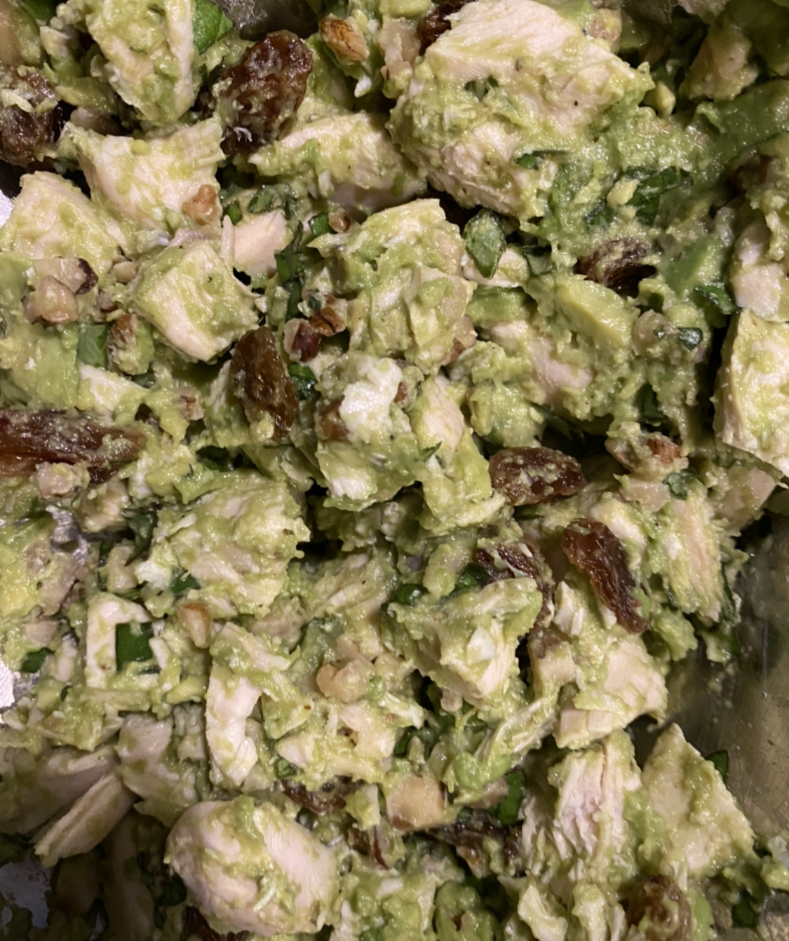 Basil-Avocado Chicken Salad Wraps 