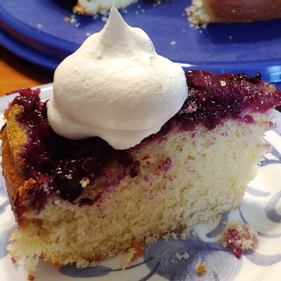 Blueberry Upside-Down Cake 