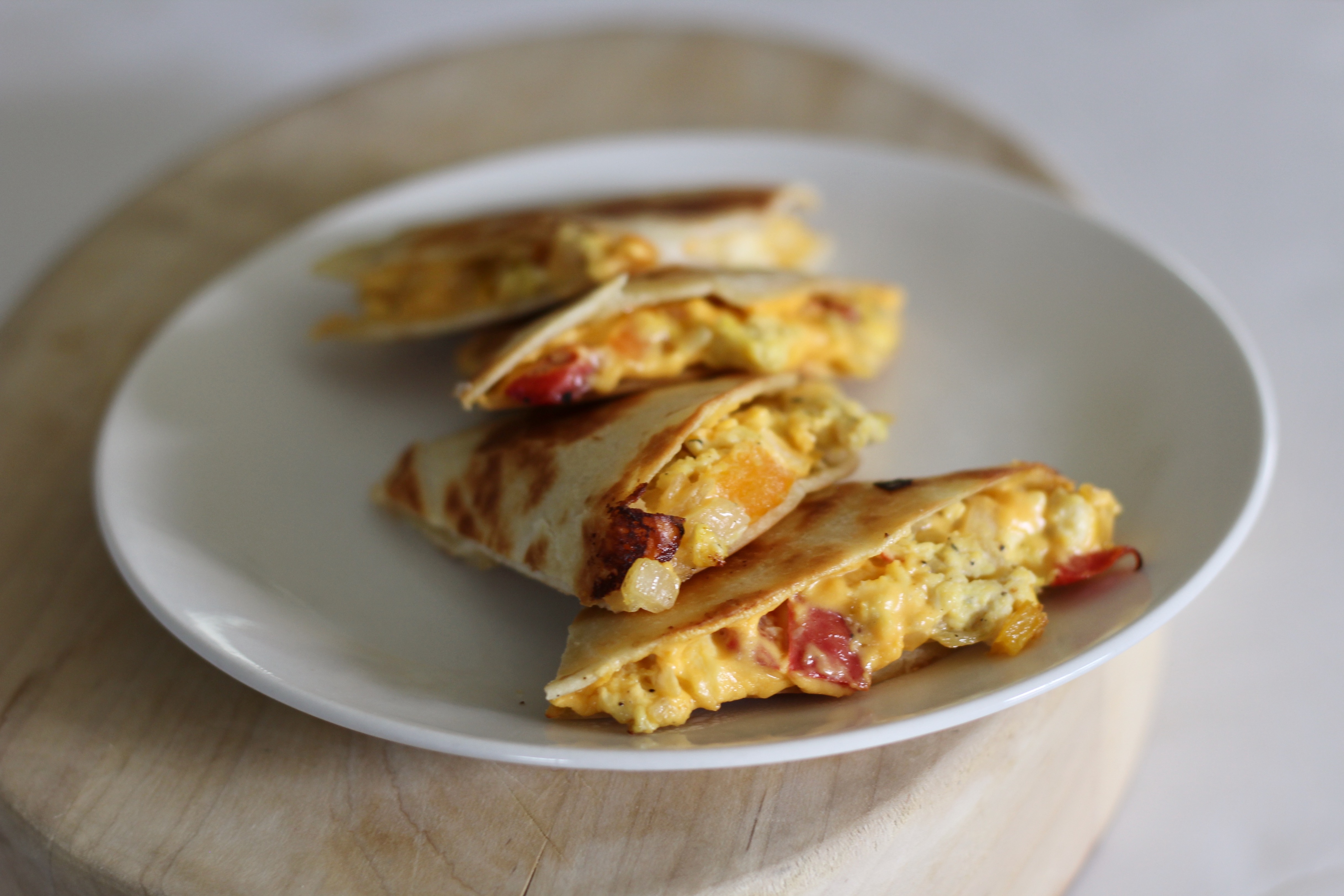 Simple Egg and Cheese Breakfast Quesadillas SunnyDaysNora