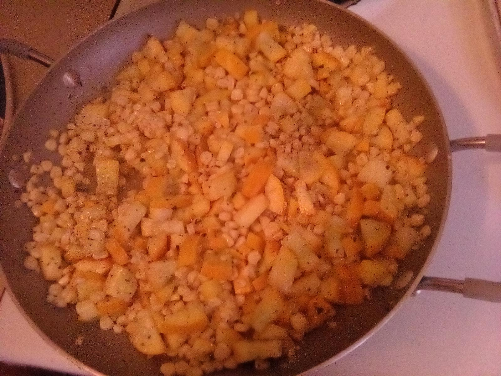 Yellow Squash and Corn Saute 