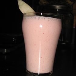 Asian Pear and Strawberry Smoothie 