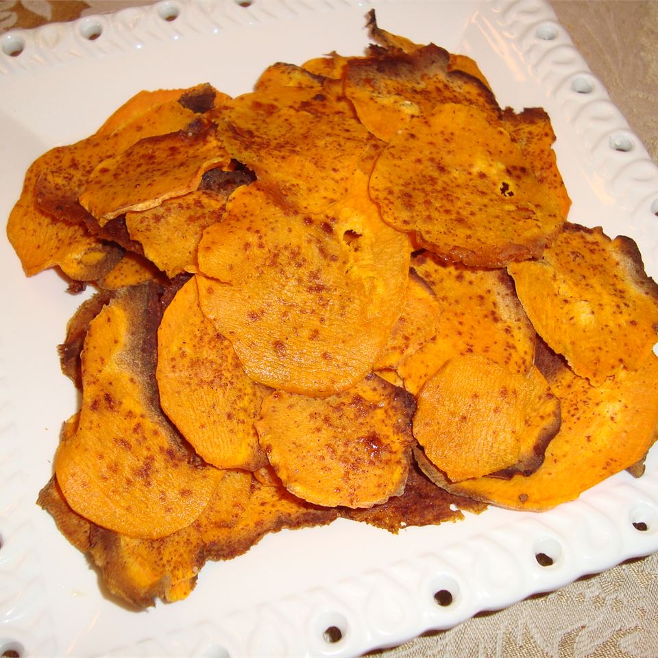 Cinnamon Sweet Potato Chips Paula