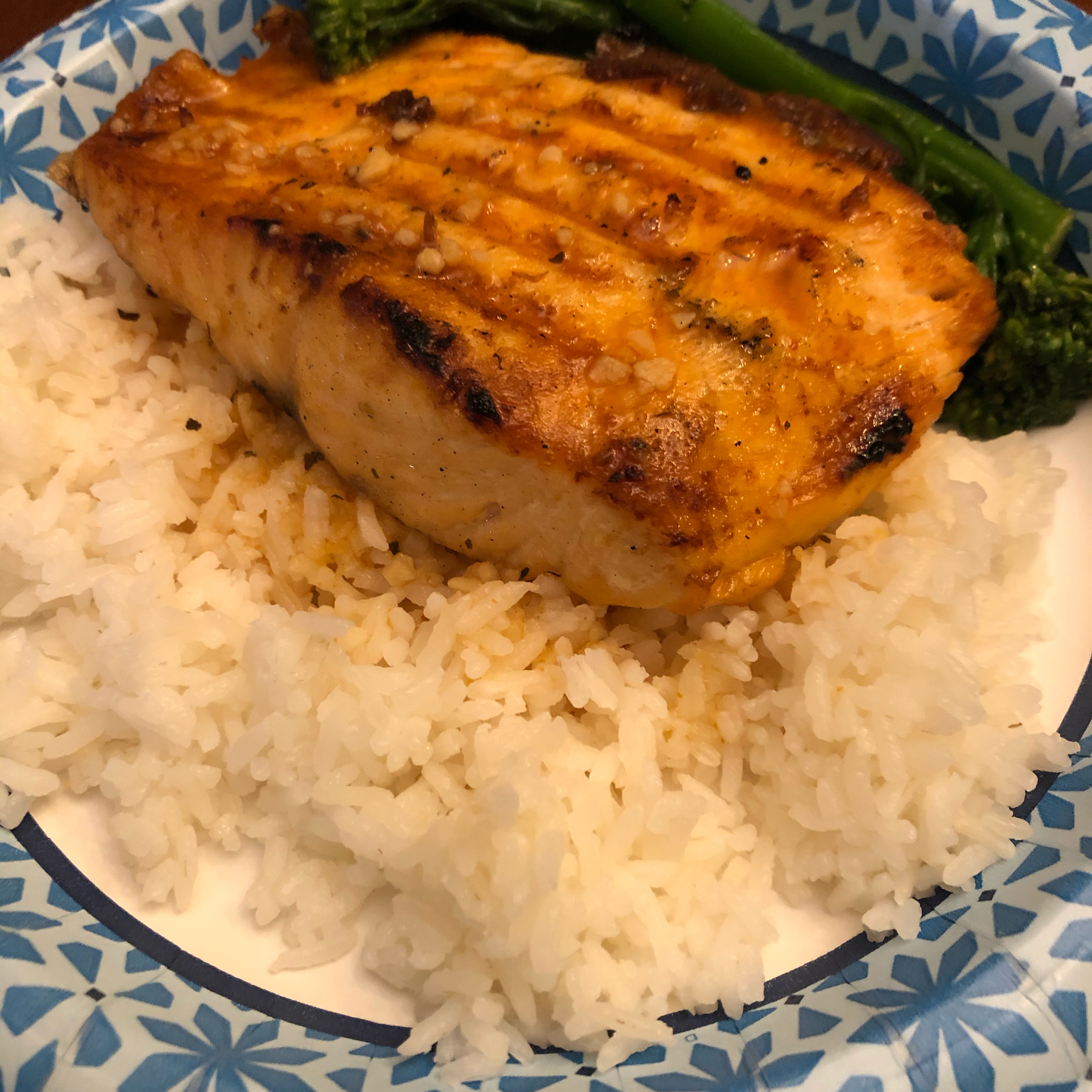 Fast Salmon with a Ginger Glaze Beth