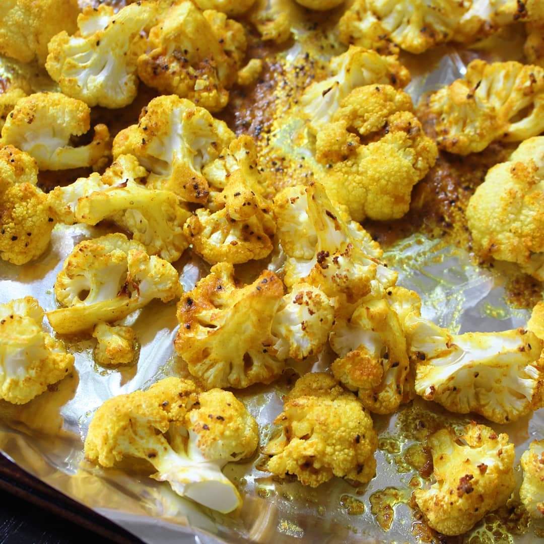 Easy Sheet Pan Roasted Cauliflower with Curry Chef Mo