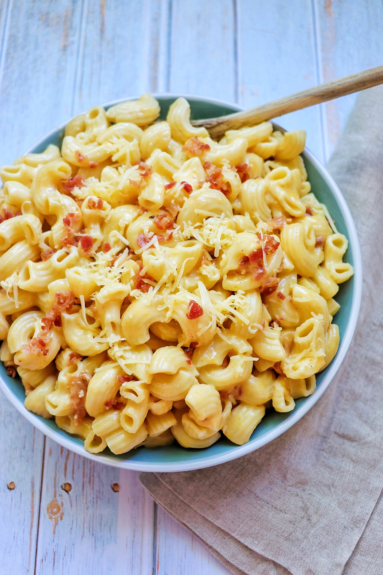 Creamy Instant Pot® Bacon Macaroni and Cheese fabeveryday