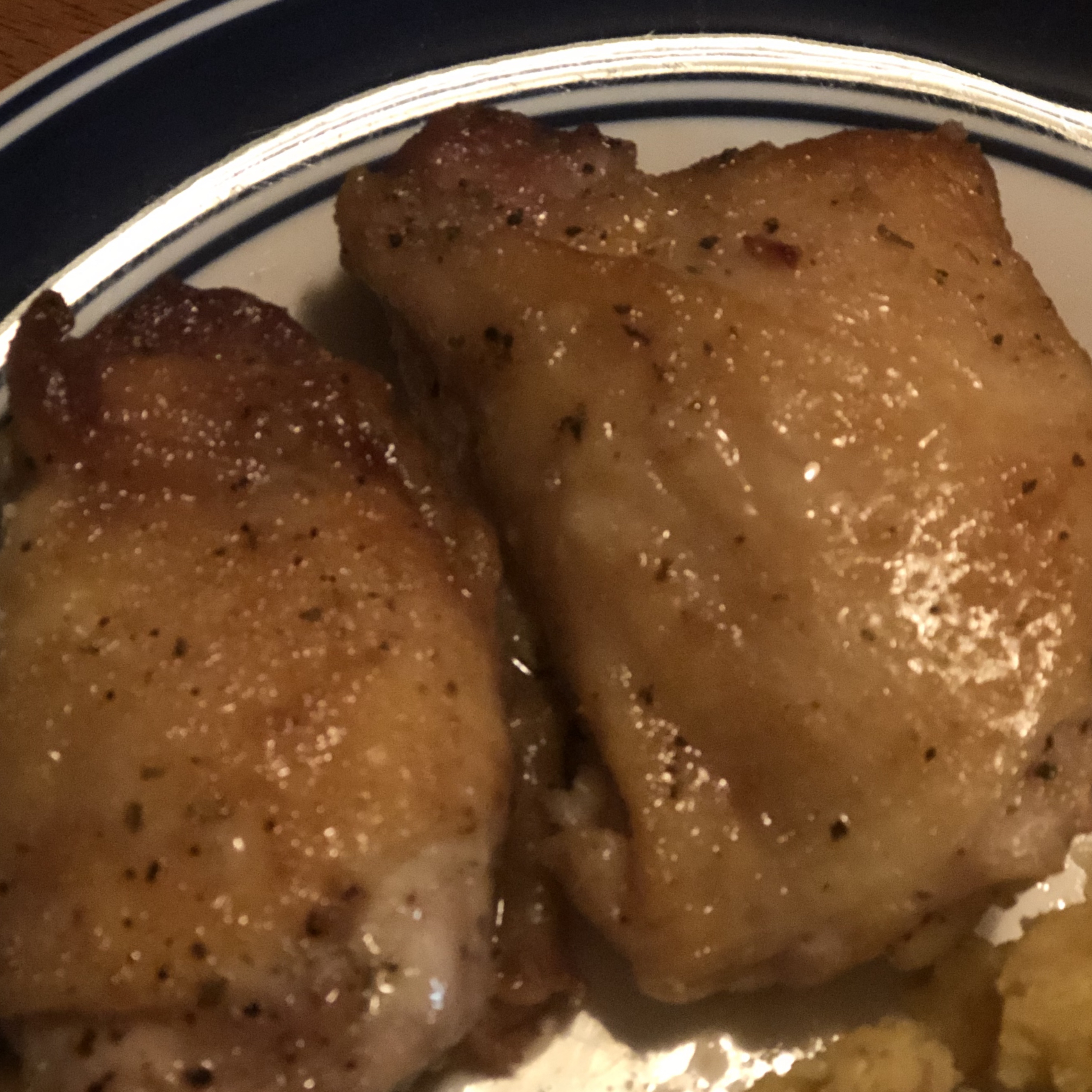 Honey Garlic Chicken with Rosemary 