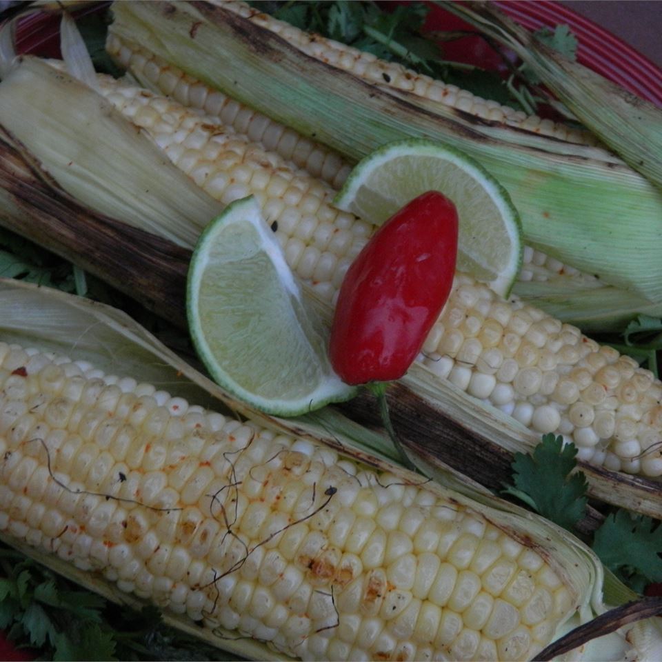 Chili-Lime Grilled Corn-on-the-Cob Stirring up Trouble