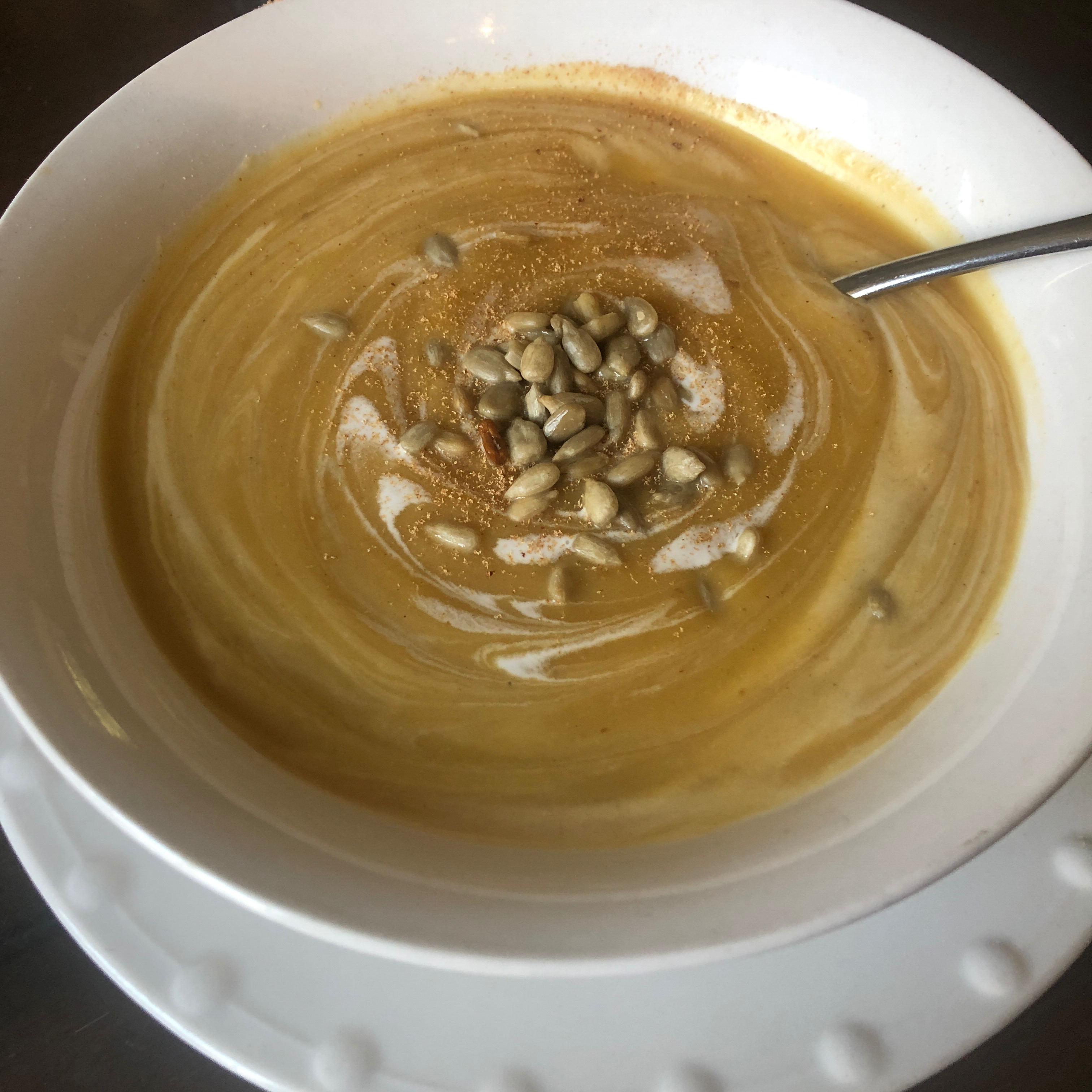 Caramelized Butternut Squash Soup 