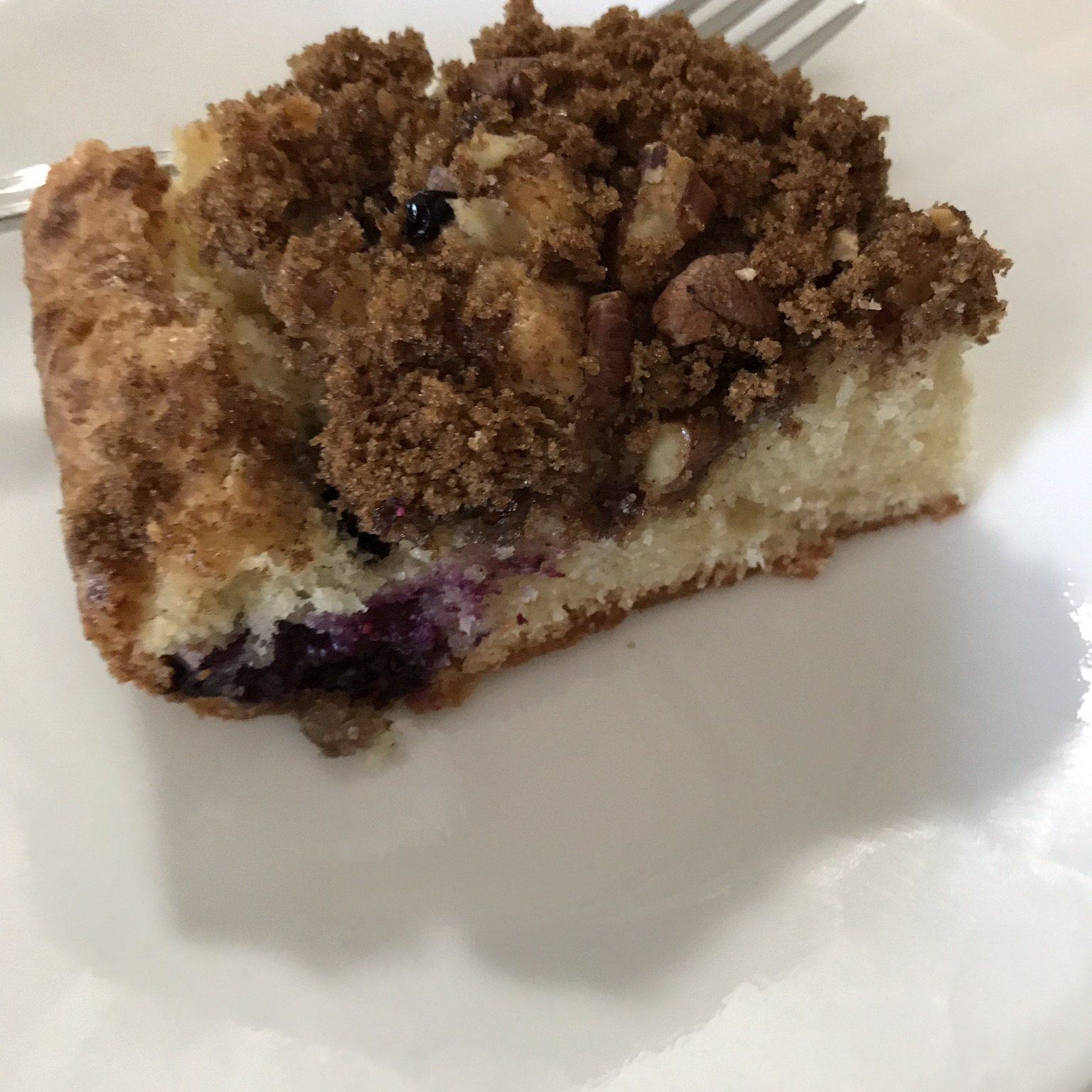 Blueberry Sour Cream Coffee Cake 
