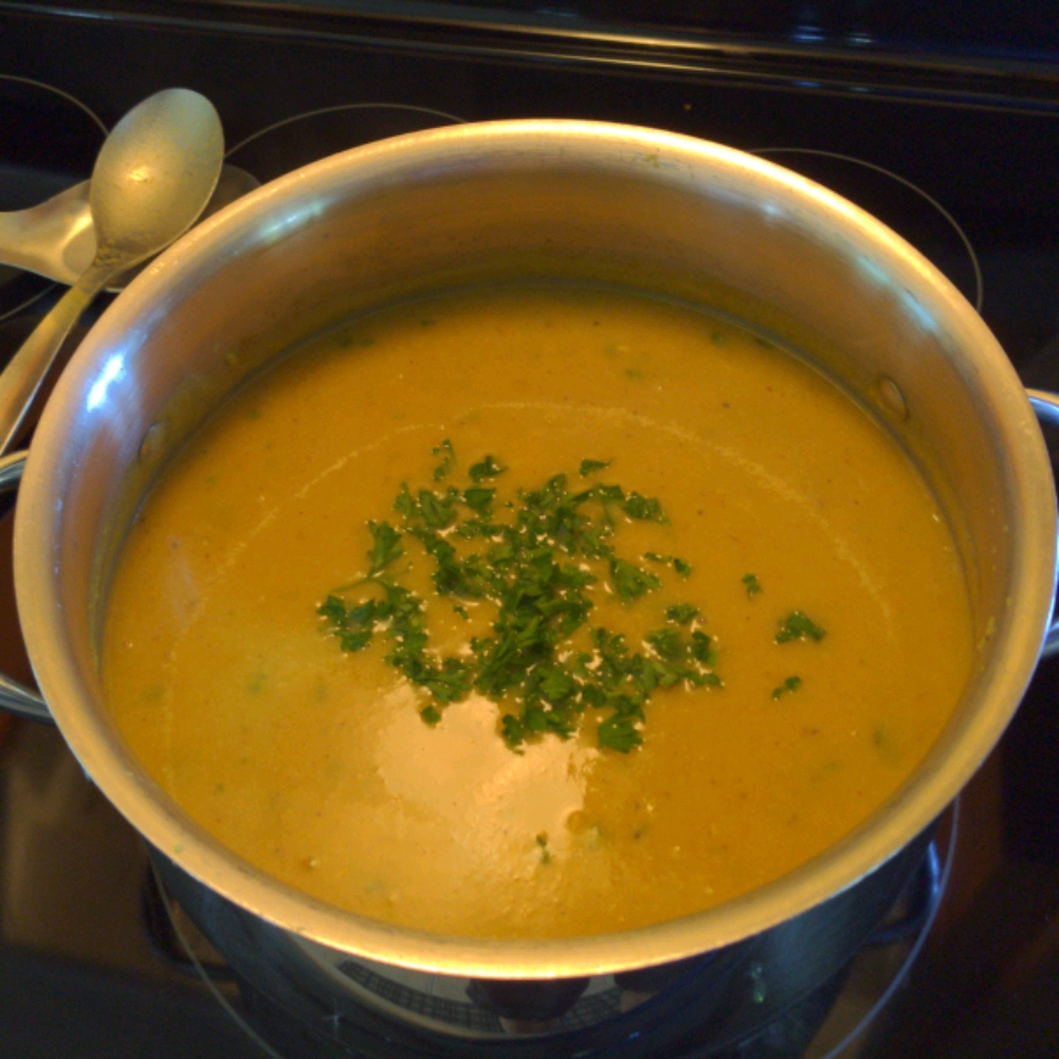 Curried Cauliflower-Potato Soup 