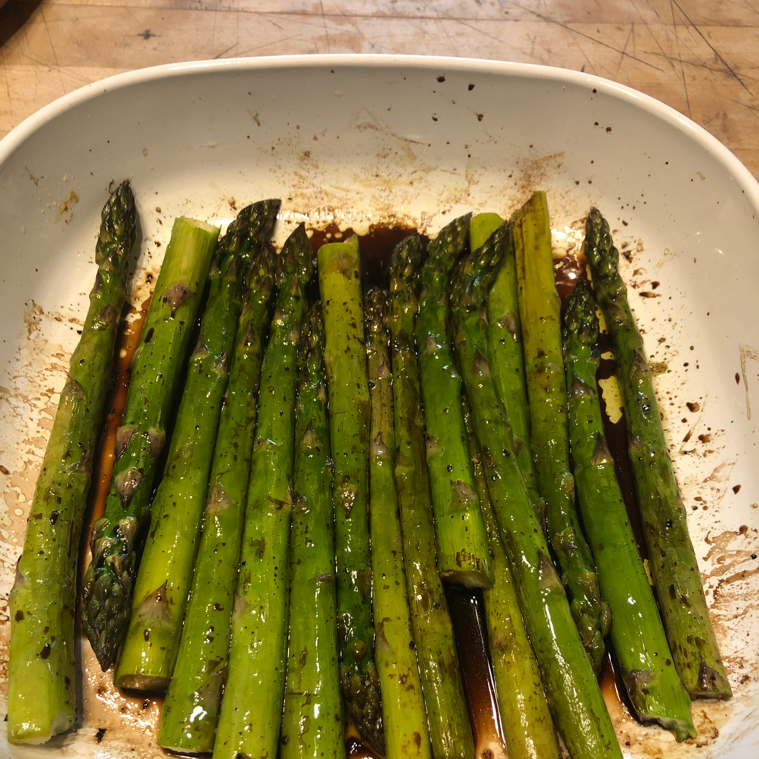 Roasted Asparagus with Balsamic Vinegar 