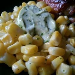 Grilled Corn with Cilantro Lime Butter 