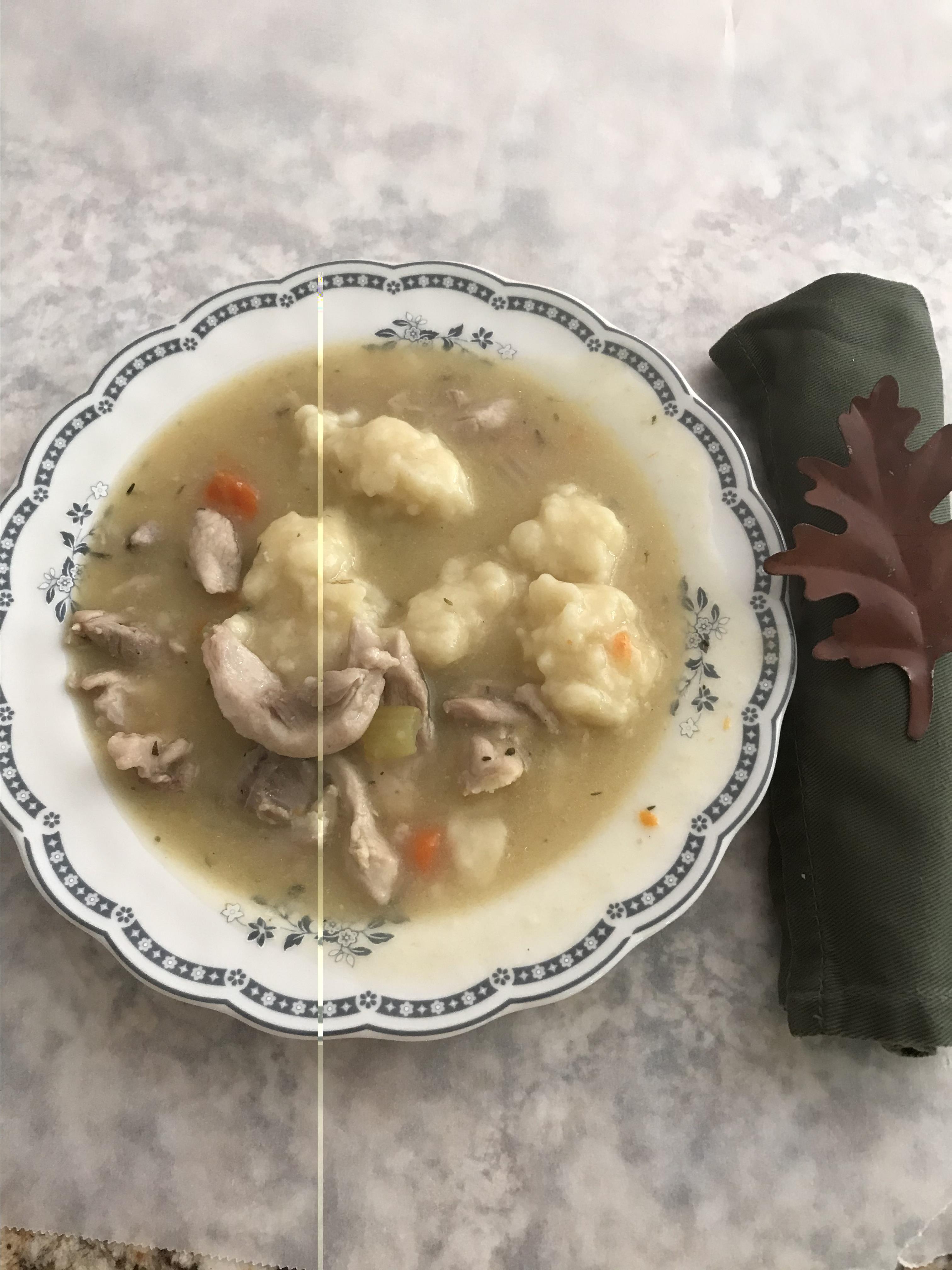 Quick and Super Easy Chicken and Dumplings 