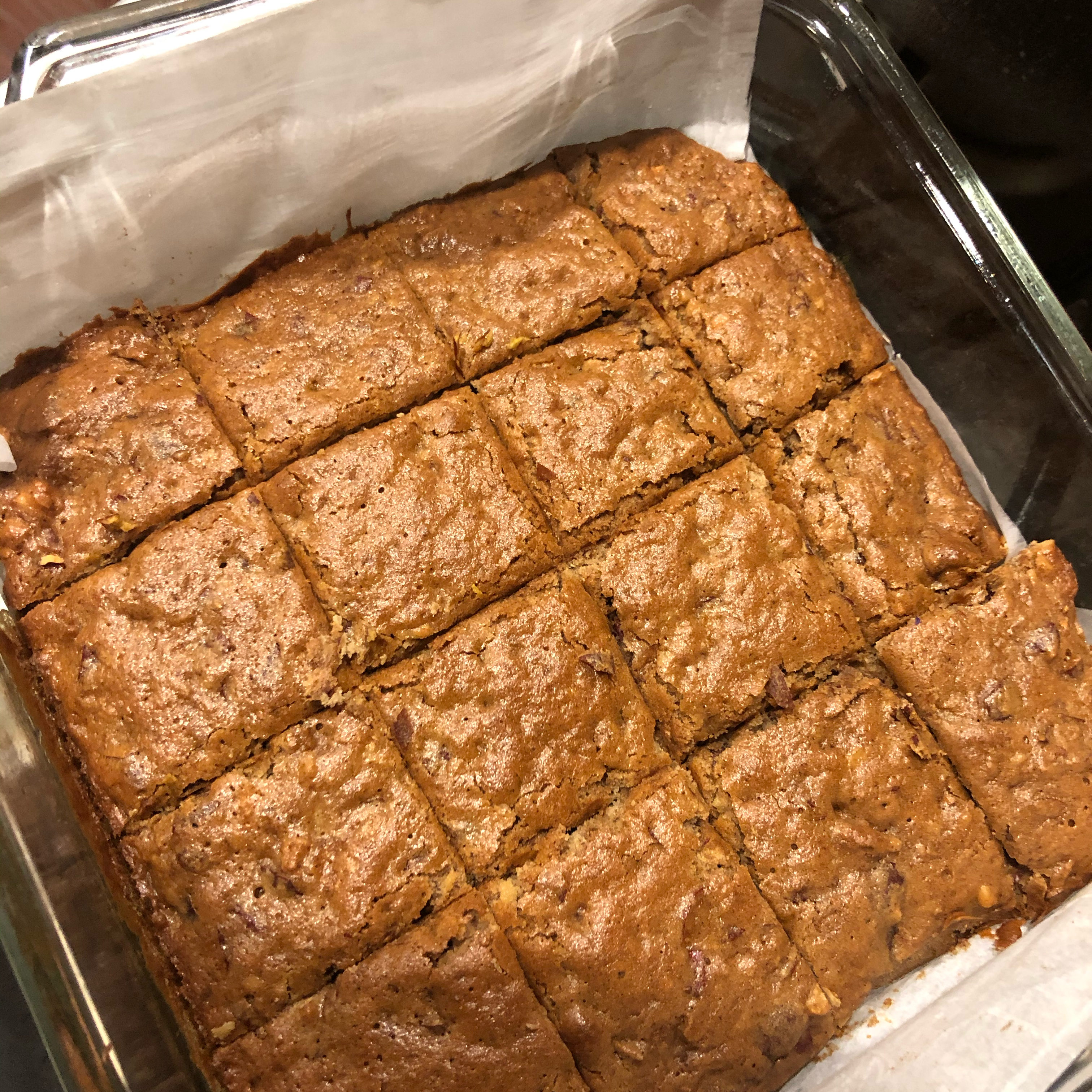 Date-Nut and Brown Sugar Bars OnRed