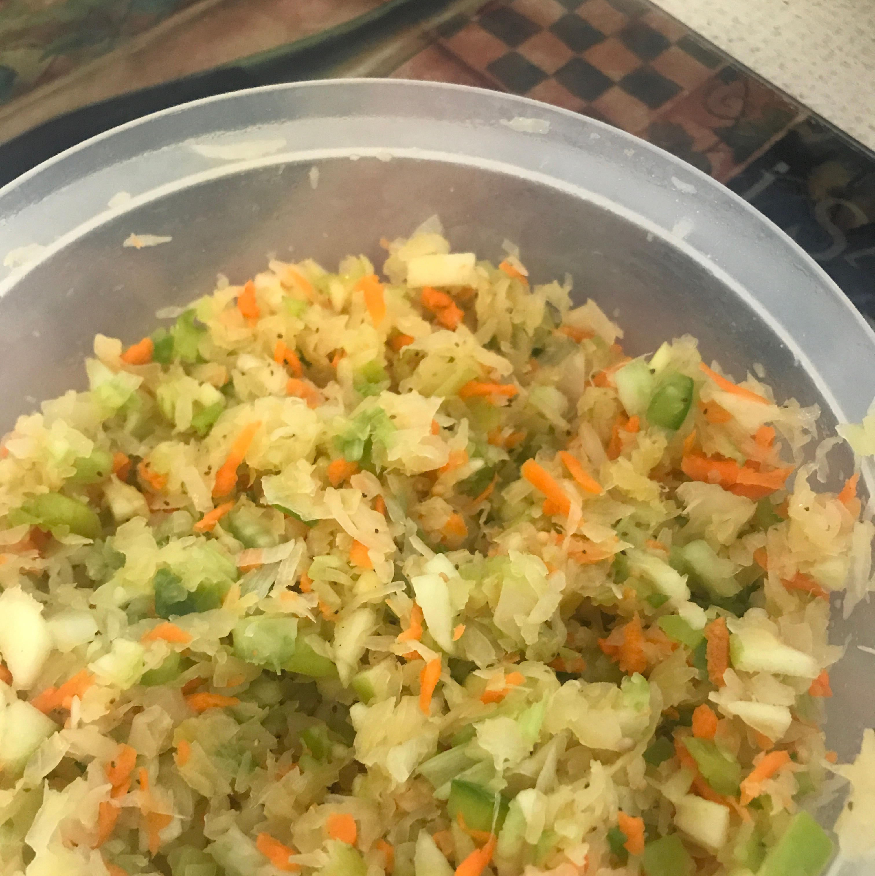 Polish Sauerkraut and Carrot Salad