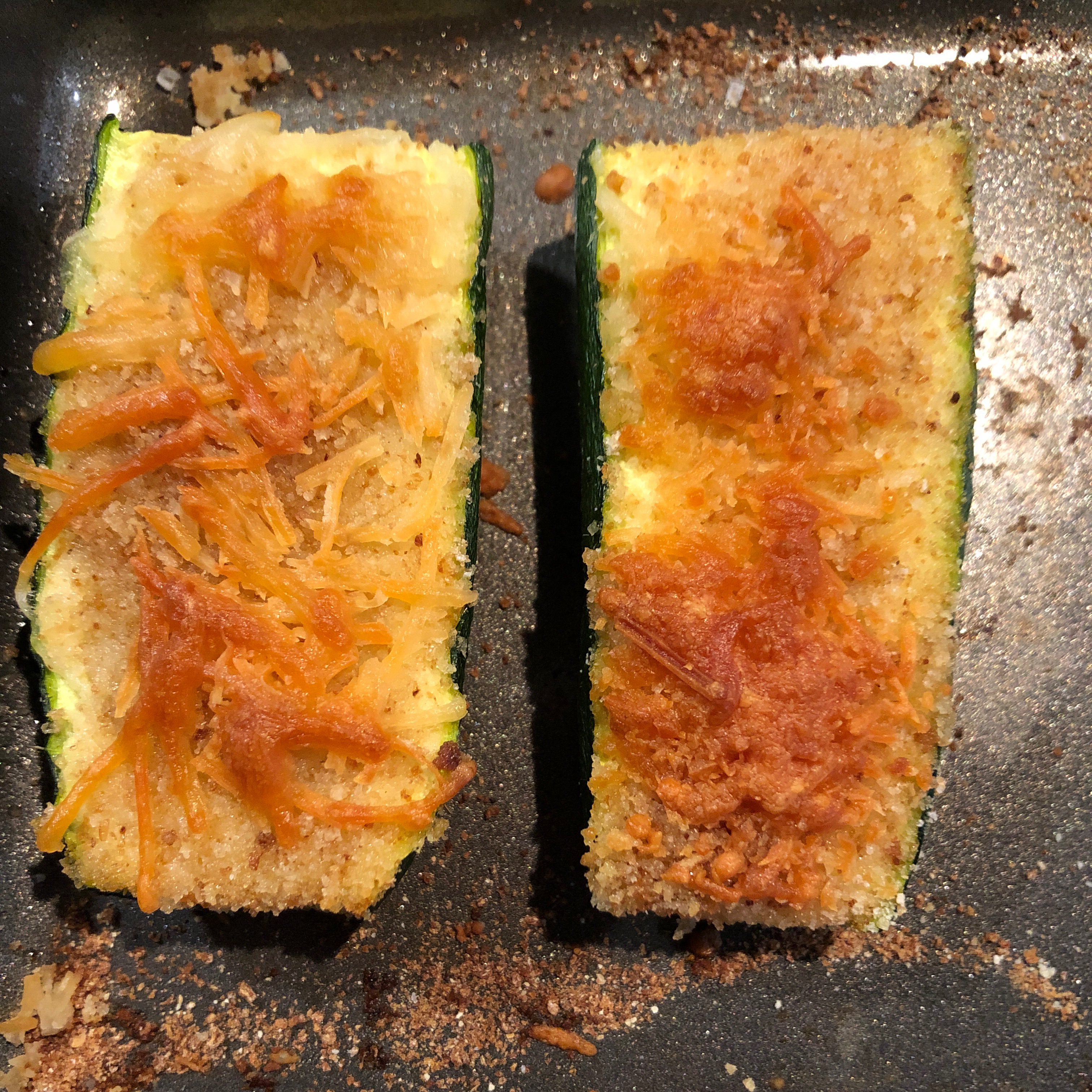 Kitt's Oven-Roasted Zucchini 