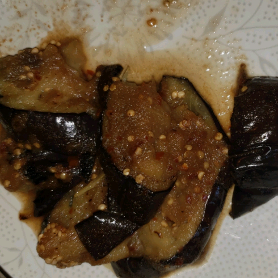 Eggplant with Garlic Sauce R H