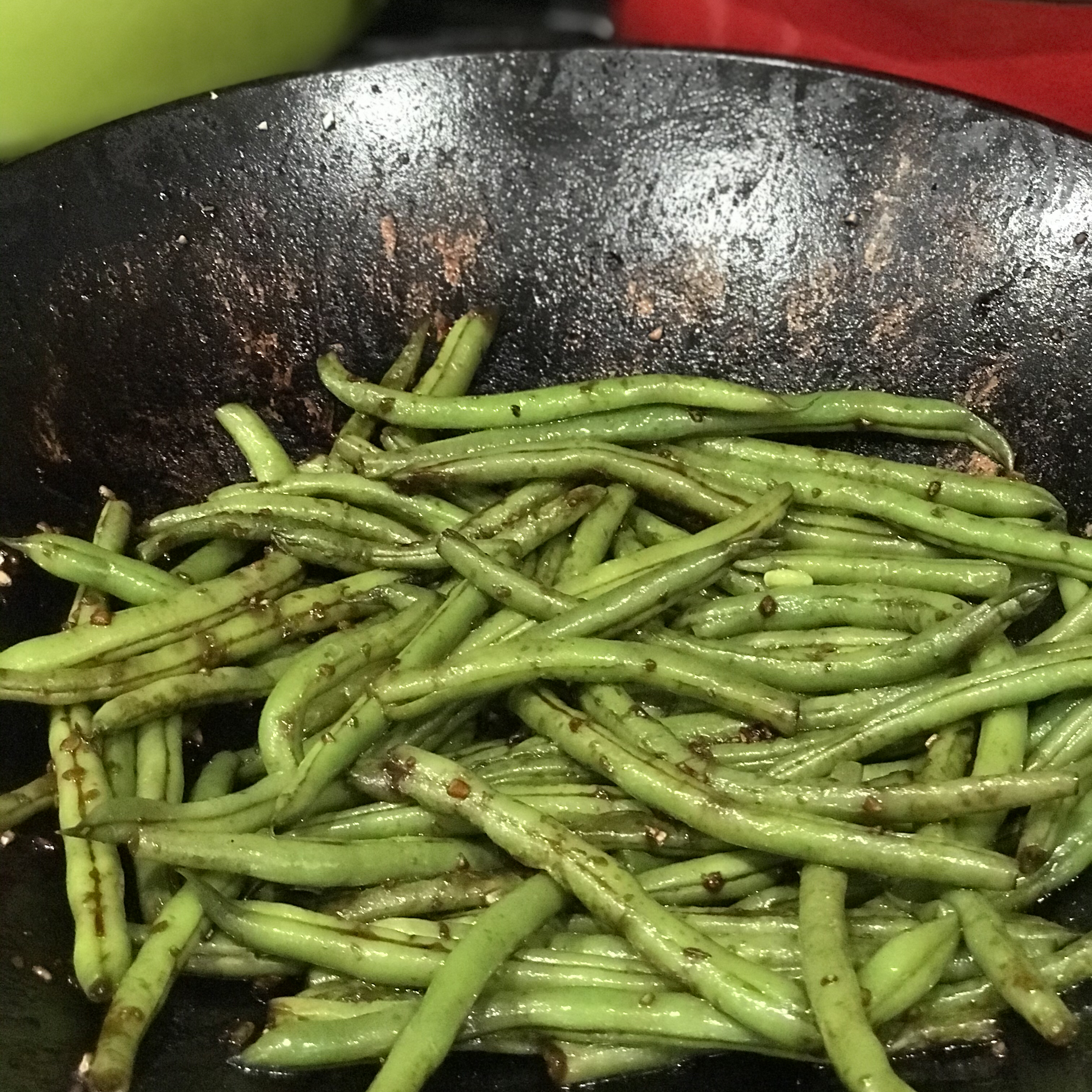 Sweet and Spicy Green Beans 