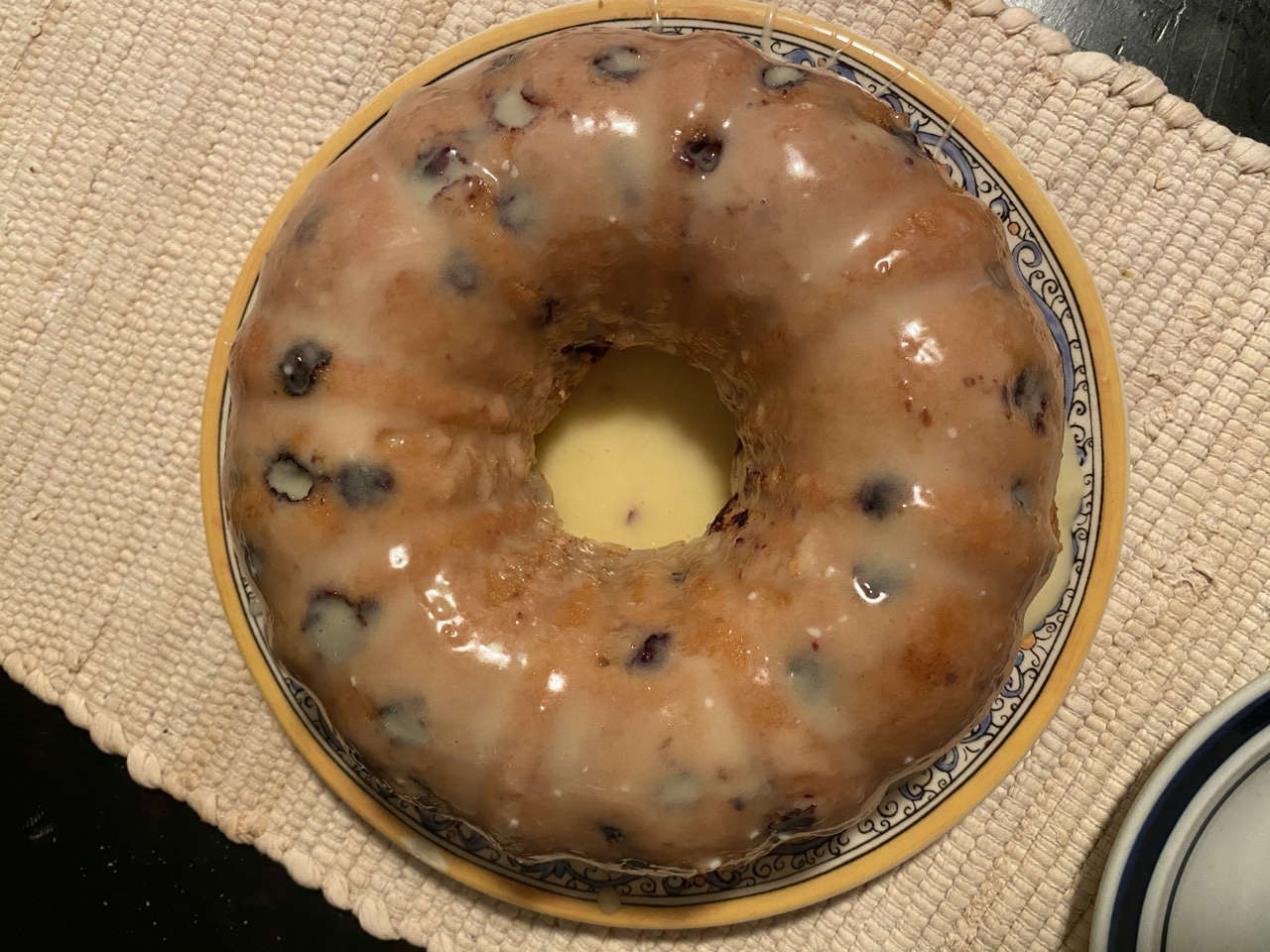 Blueberry Pound Cake 