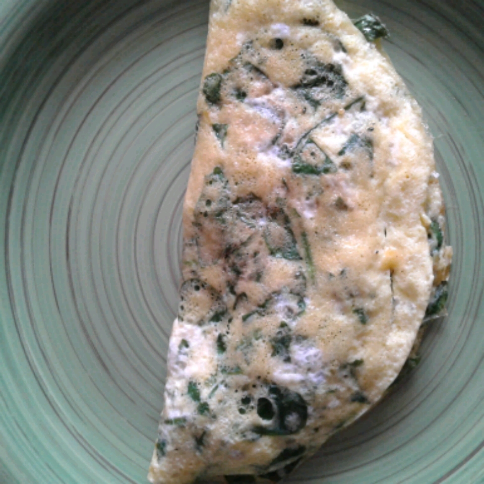 Baby Spinach Omelet Lori Beyer