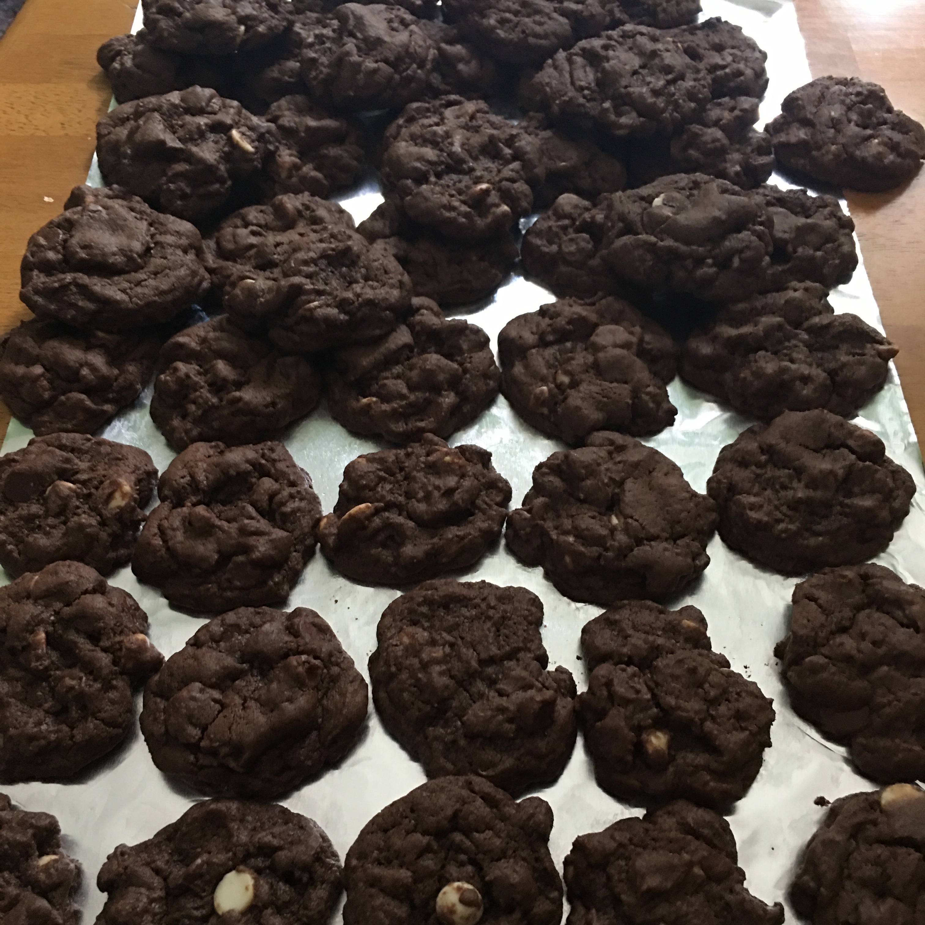Chocolate Chocolate Chip Cookies 