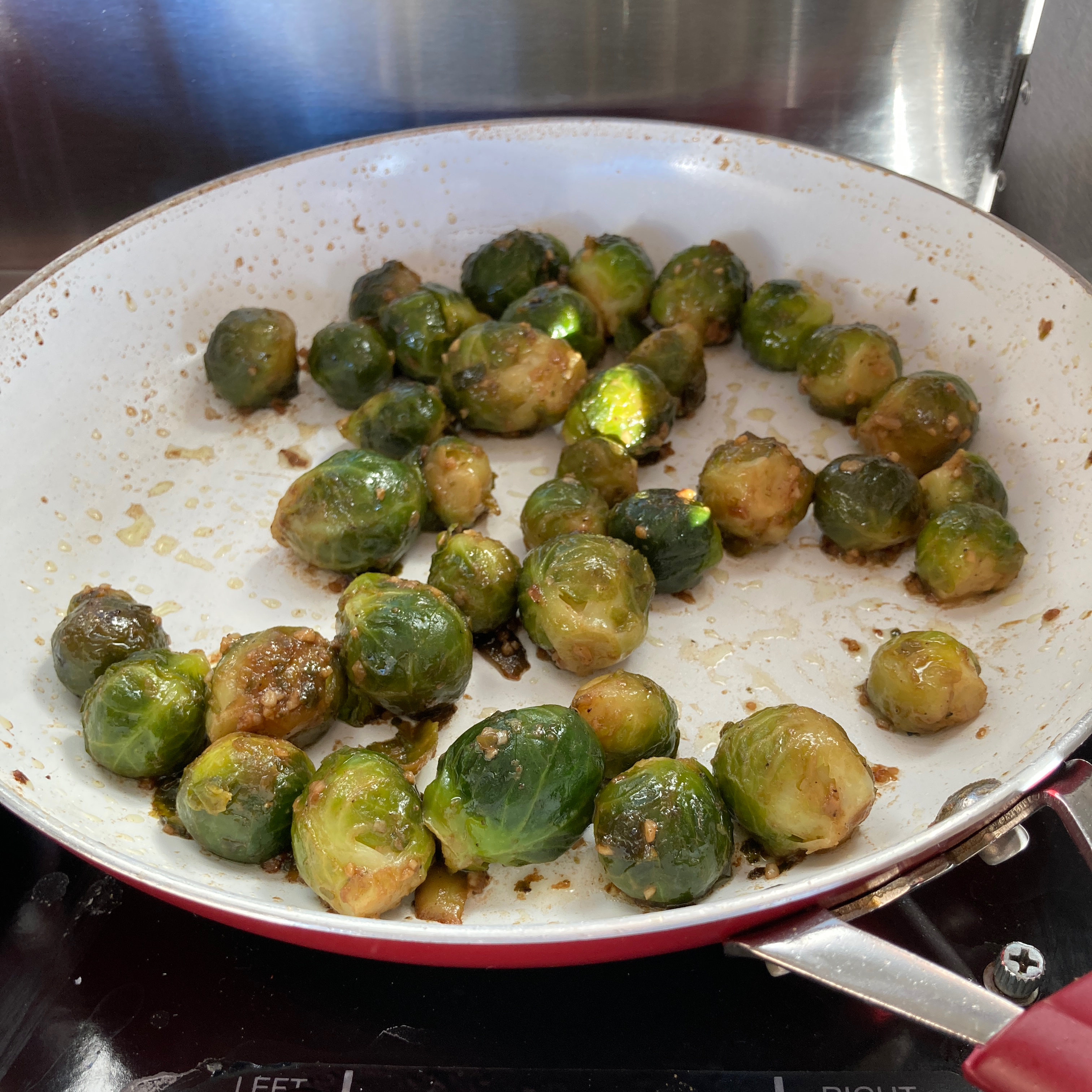 Skillet-Braised Brussels Sprouts 
