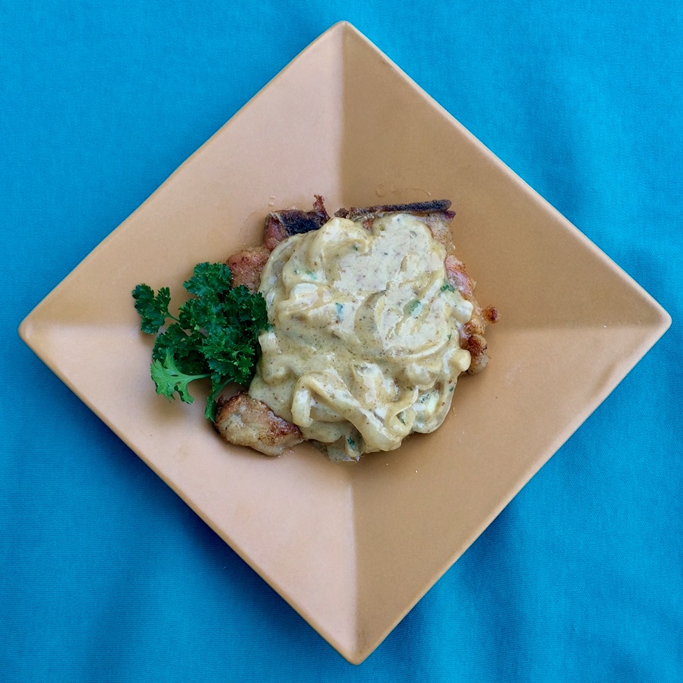 Cast Iron Skillet Pork Chops with Dijon Sauce image