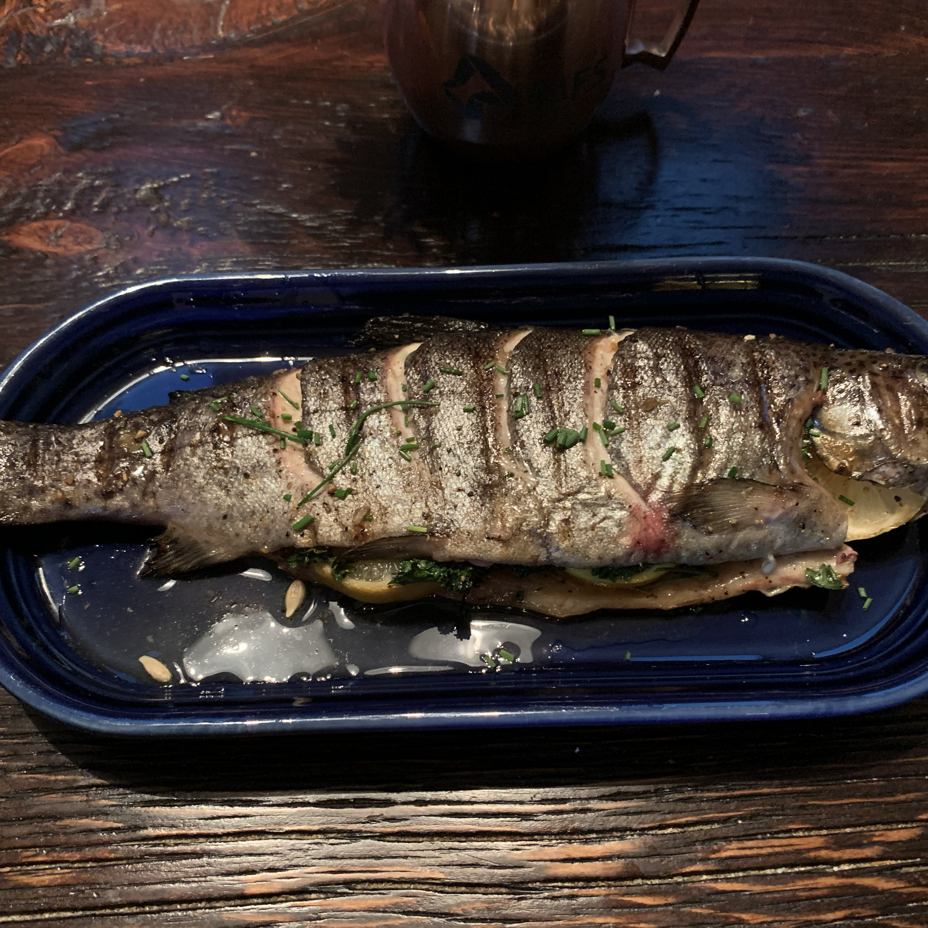 Whole Grilled Trout 