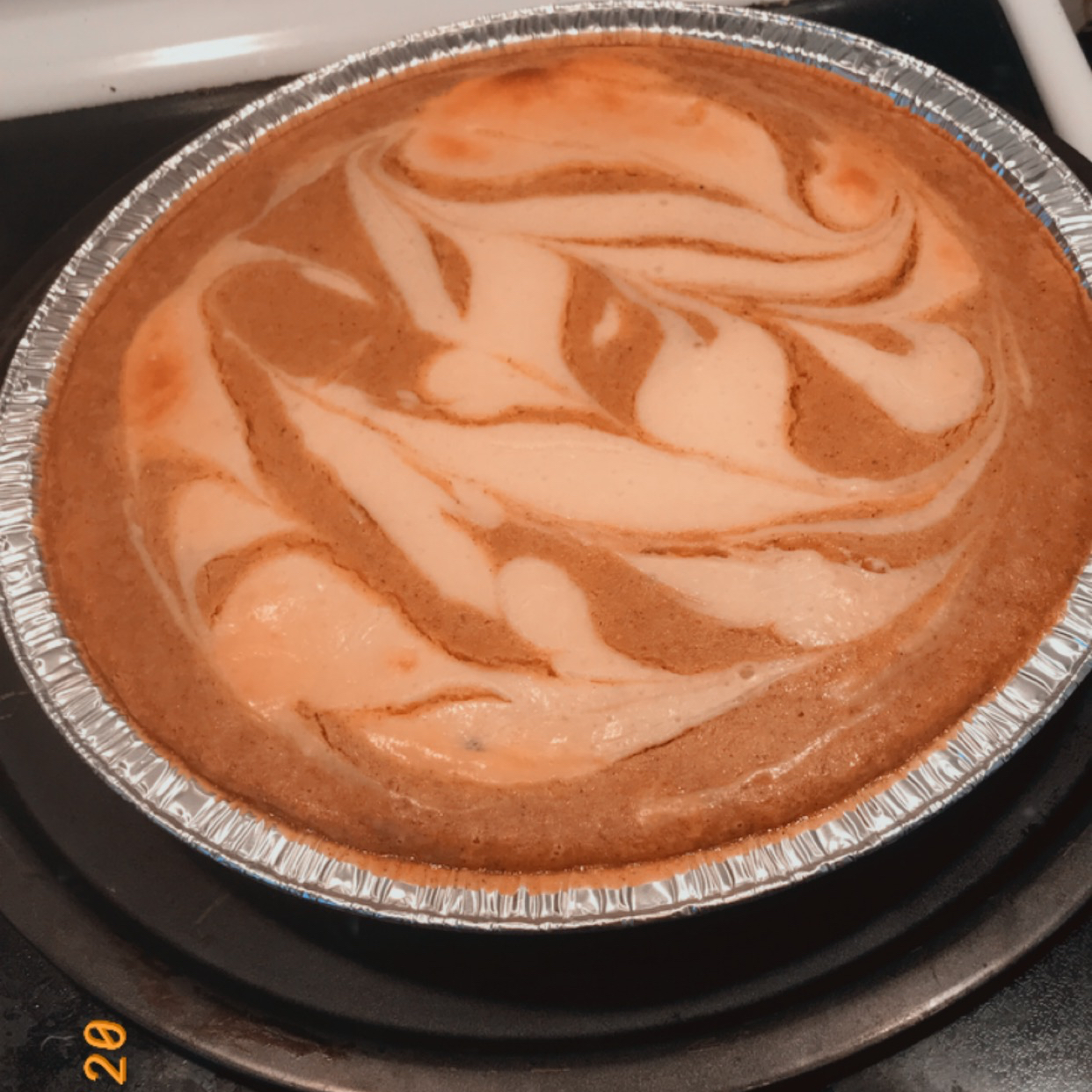 Marbled Pumpkin Cheesecake 