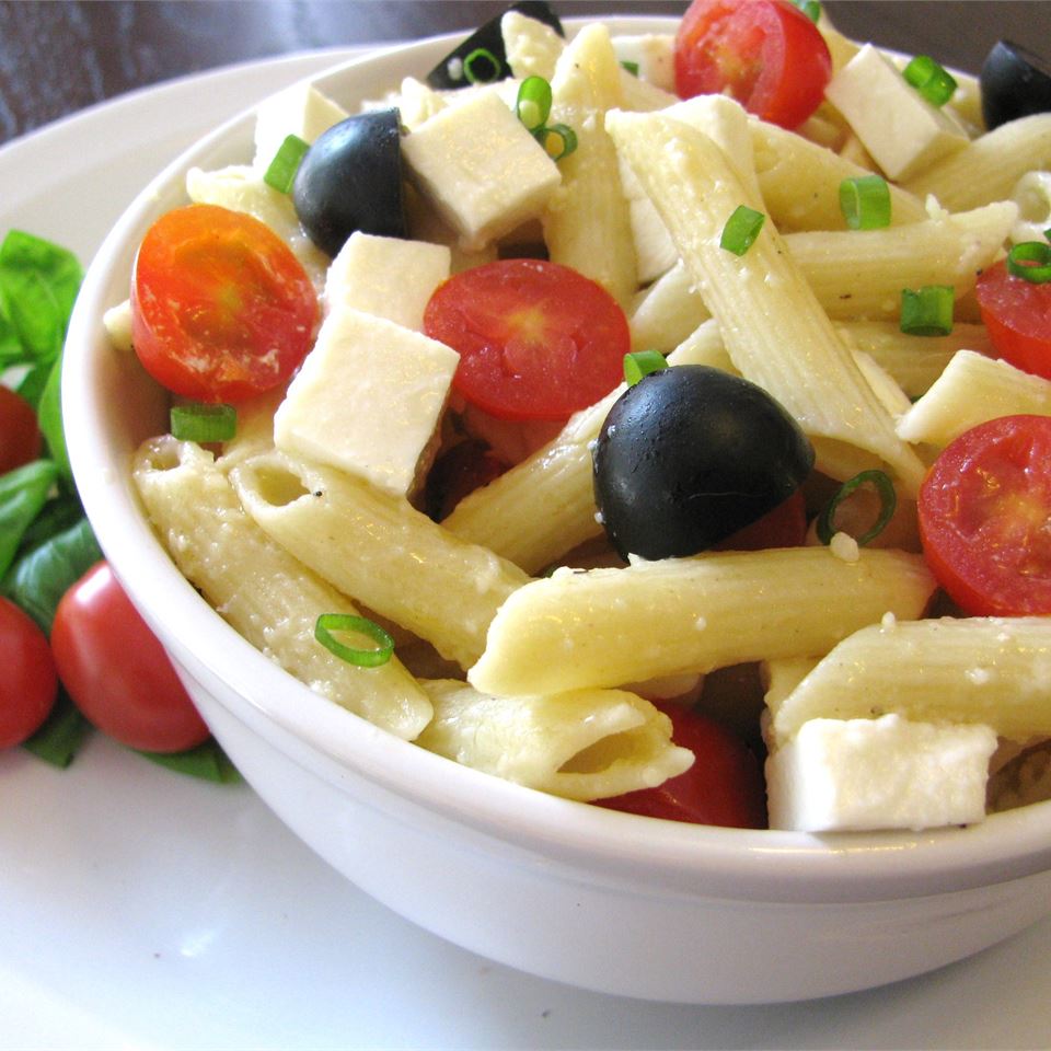Penne, Tomato, and Mozzarella Salad