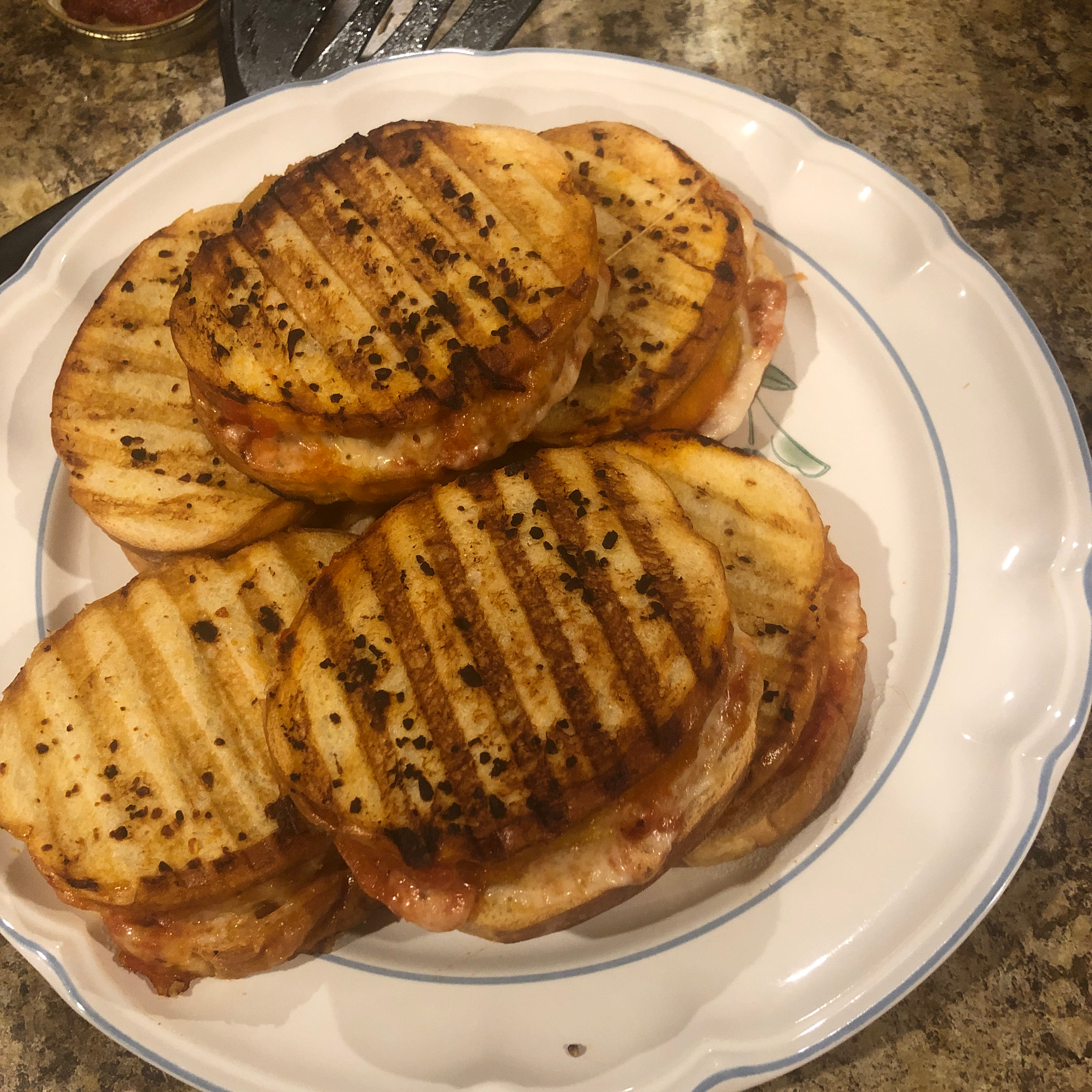Lazy Chicken Parmesan Grilled Cheese Tracy ann
